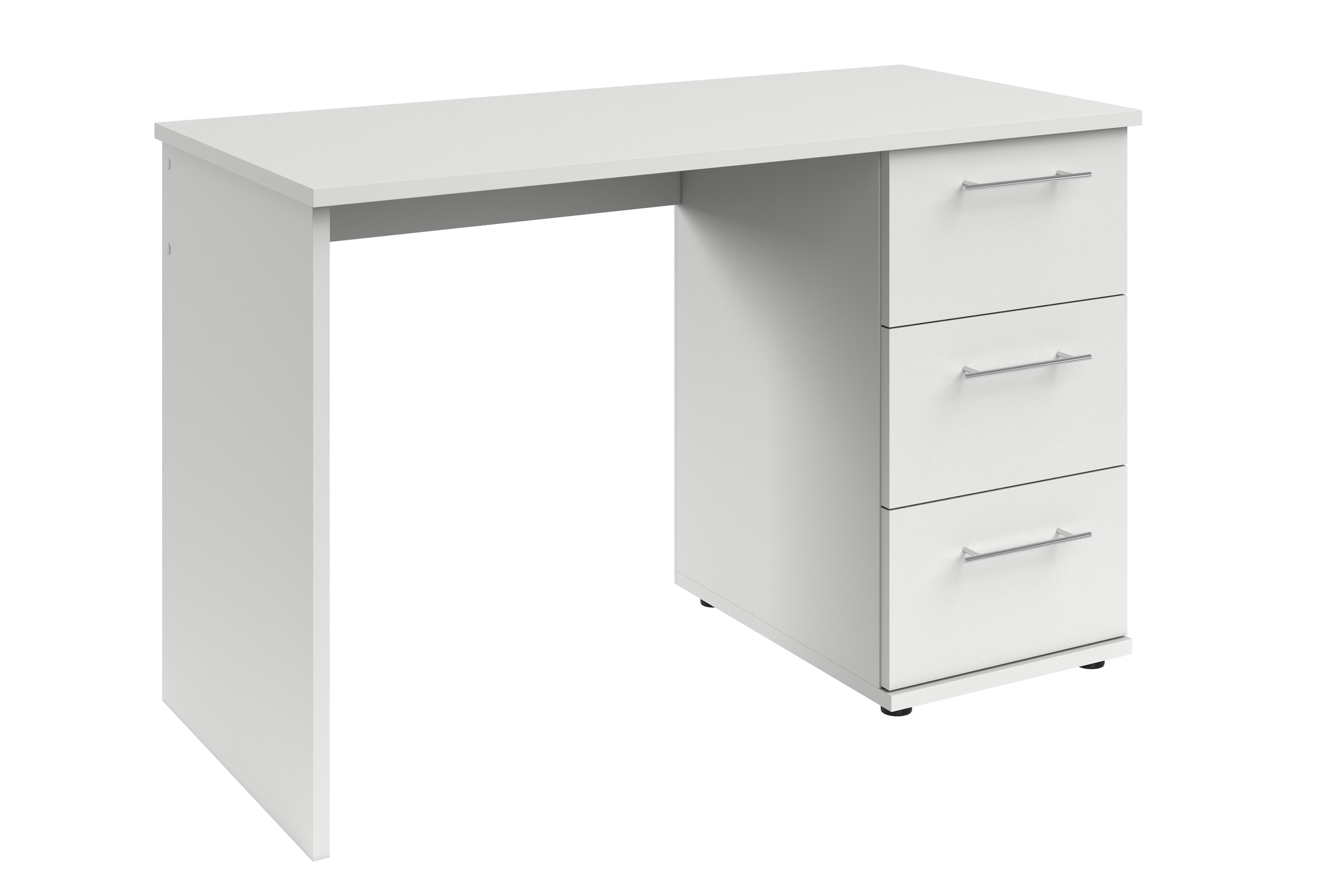 VOGL Möbelfabrik Schreibtisch »Tobi, optional mit Tastaturauszug,«, mit 3 Schubkästen, Breite 115 cm, Made in Germany