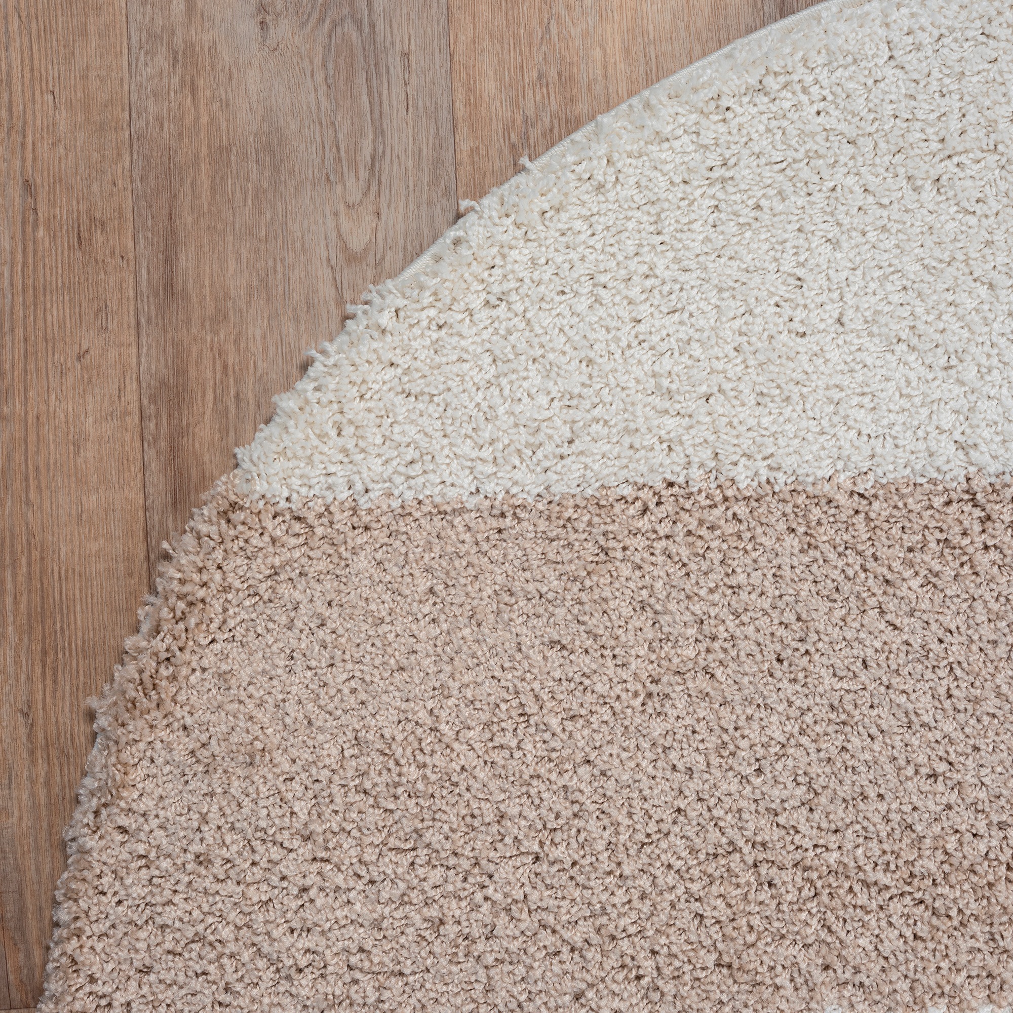 Sanat Hochflor-Teppich »Milano 1254«, rund, 30 mm Höhe, Hochflor, Wohnzimmer, Schlafzimmer, fußbodenheizungsgeeignet