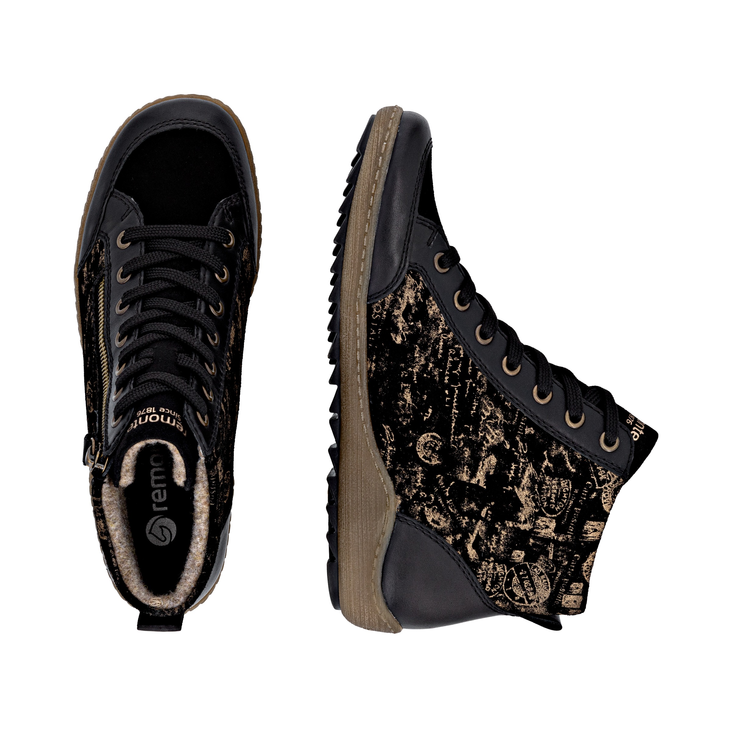 Remonte Schnürboots, Winterboots, Stiefelette, Casual Boots, wasserabweisende TEX-Membran