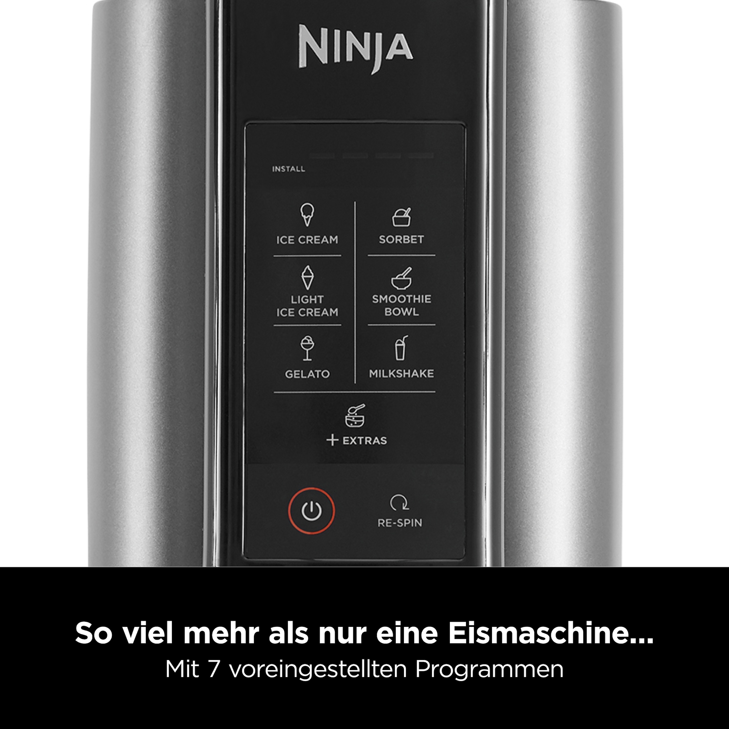 NINJA Eismaschine »NC300EU«, 1,4 l, 800 W, Eiscreme, Sorbet, Gelato, Smoothie Bowl