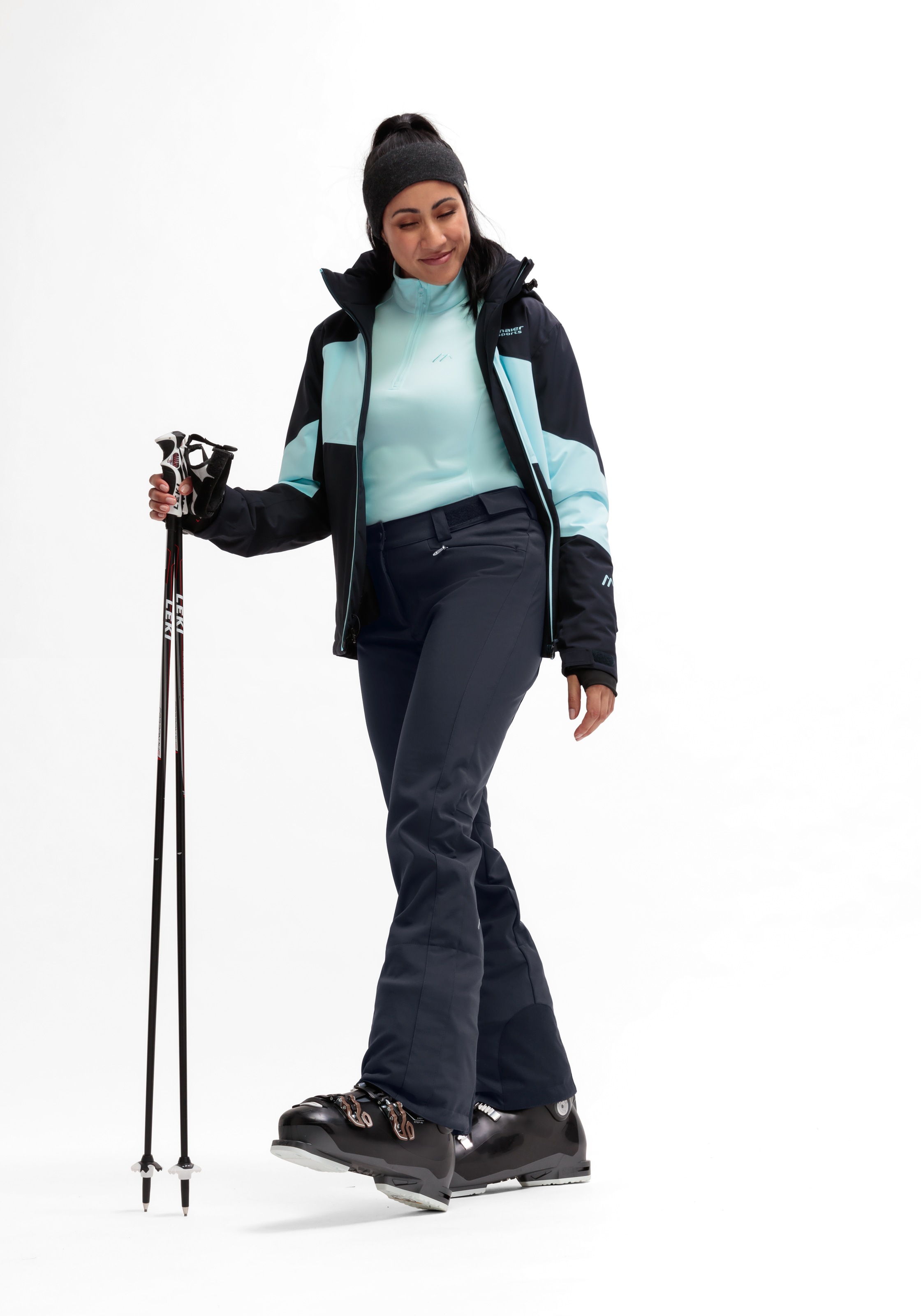 Maier Sports Skihose »Mary 2.0«  Damen Softshellhose, atmungsaktiv und winddicht, Slim Fit