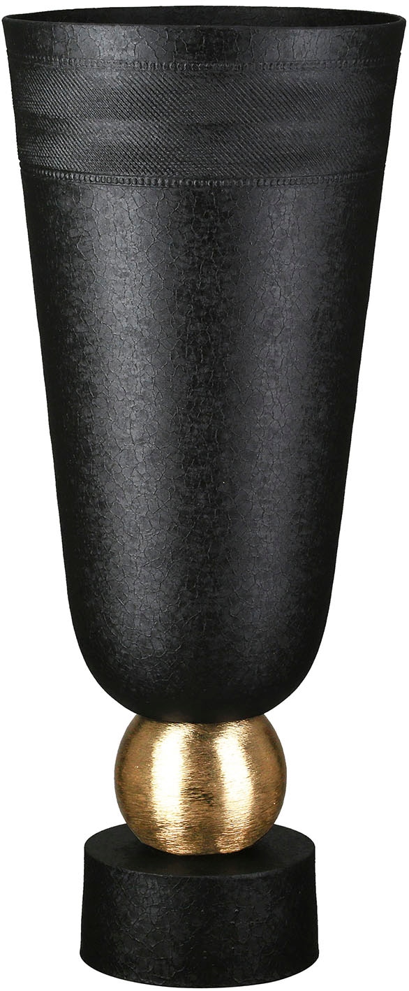 Casablanca by Gilde Tischvase »Vase konisch Nama schwarz«, (1 St.) günstig online kaufen
