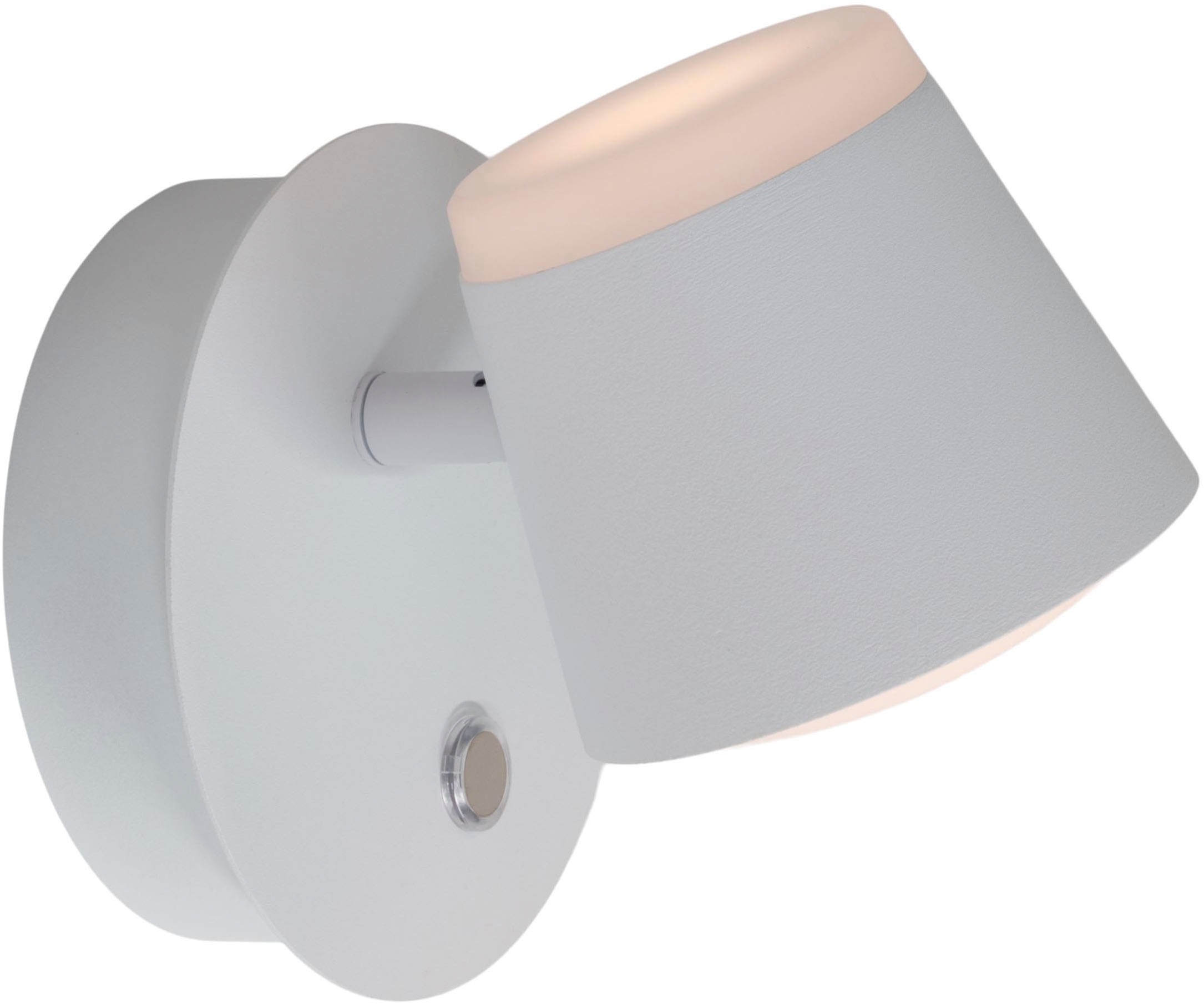 näve LED Wandleuchte »Tondo«, 1 flammig, Leuchtmittel LED-Modul | LED fest integriert, magnetisch, Akku Aufladung per USB-C Kabel, dimmbar per touch, Memory