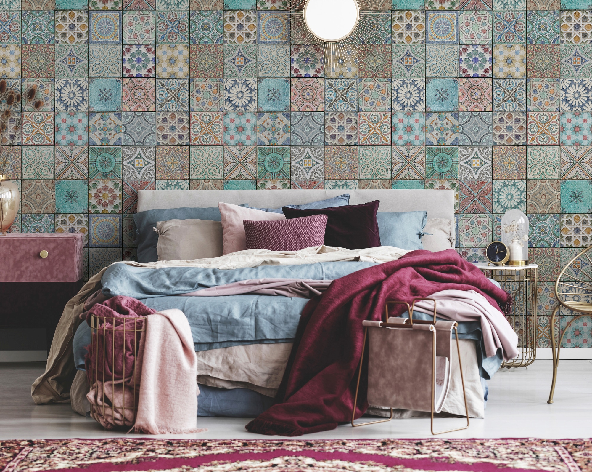 Architects Paper Fototapete »Tiles Oriental«, Vlies, Wand, Schräge
