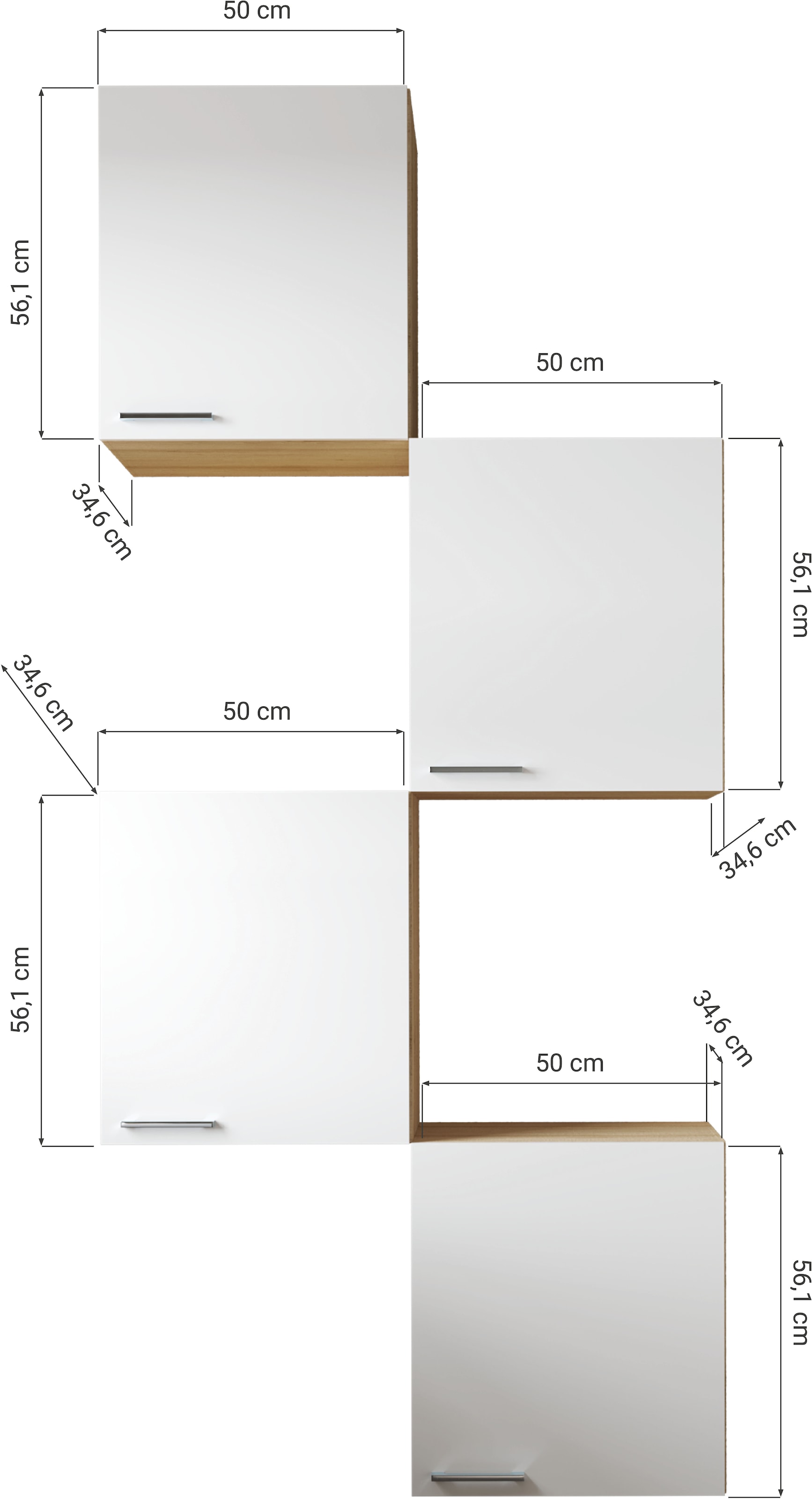 RESPEKTA Mehrzweckschrank-Set »Merle«