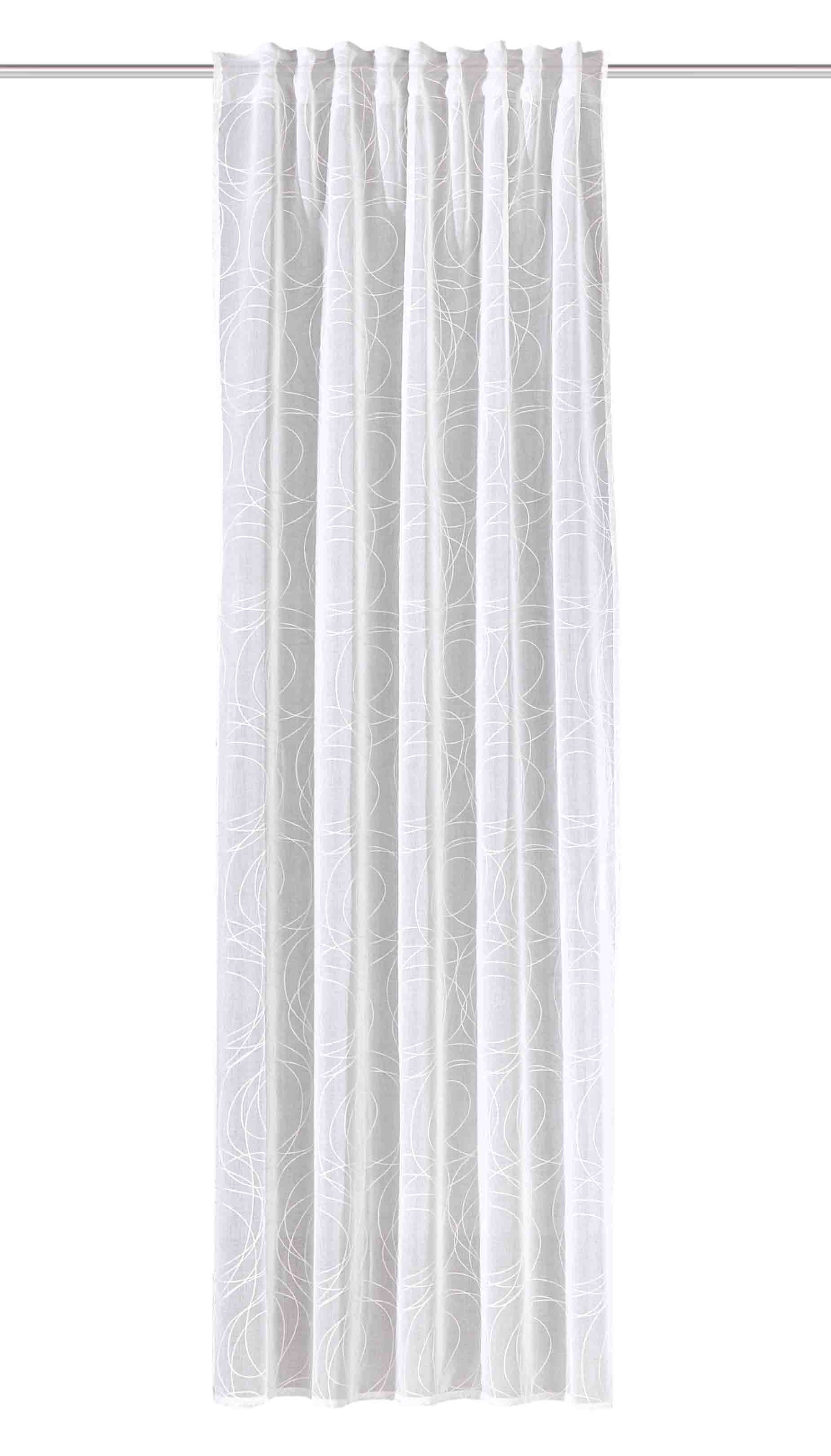 HOME WOHNIDEEN Gardine »DITOS« Multifunktionsband 1 Stk. tlg. Kombibandscha günstig online kaufen