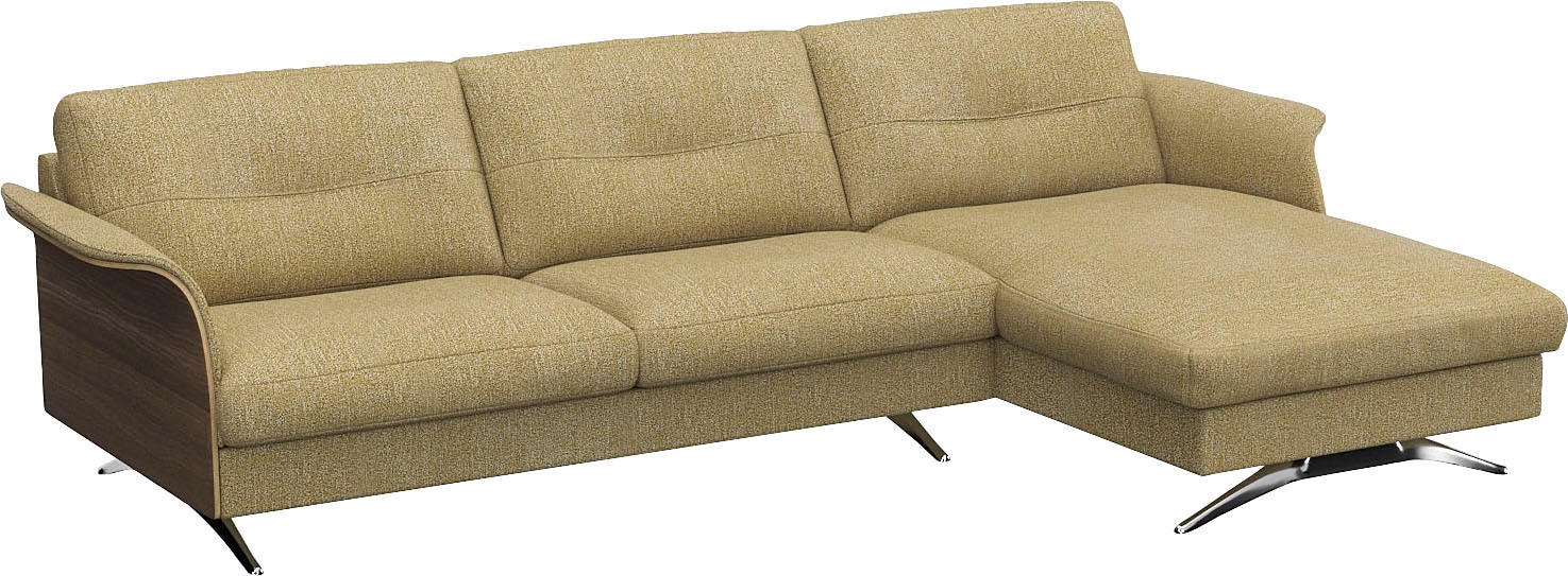 FLEXLUX Ecksofa »Glow, super bequem durch hochwertigem Sitzaufbau mit Federkern, L-Form«, Modernes skandinavisches Design