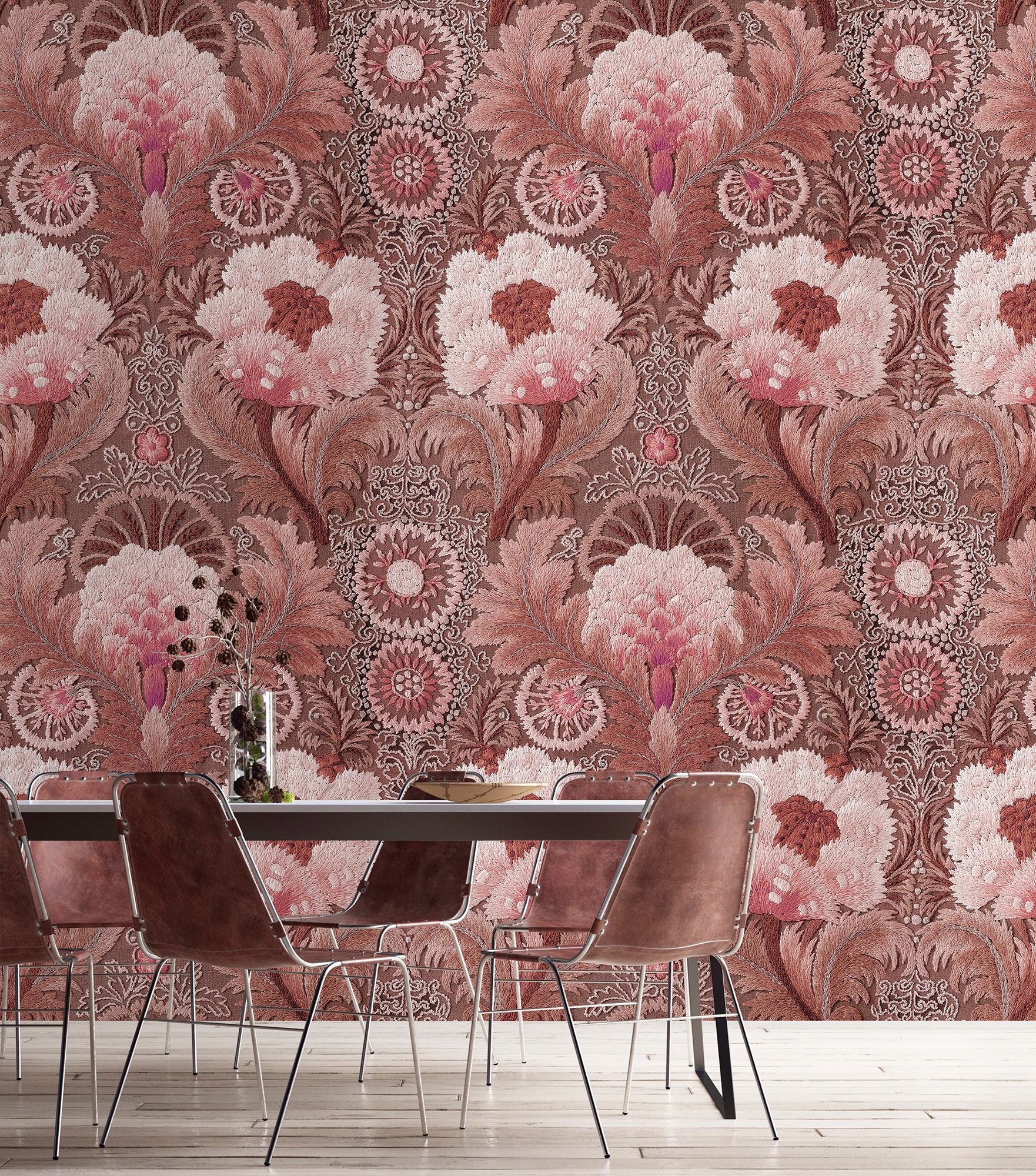 living walls Fototapete »Walls by Patel Chateau« glatt Blumen Fototapete ch günstig online kaufen