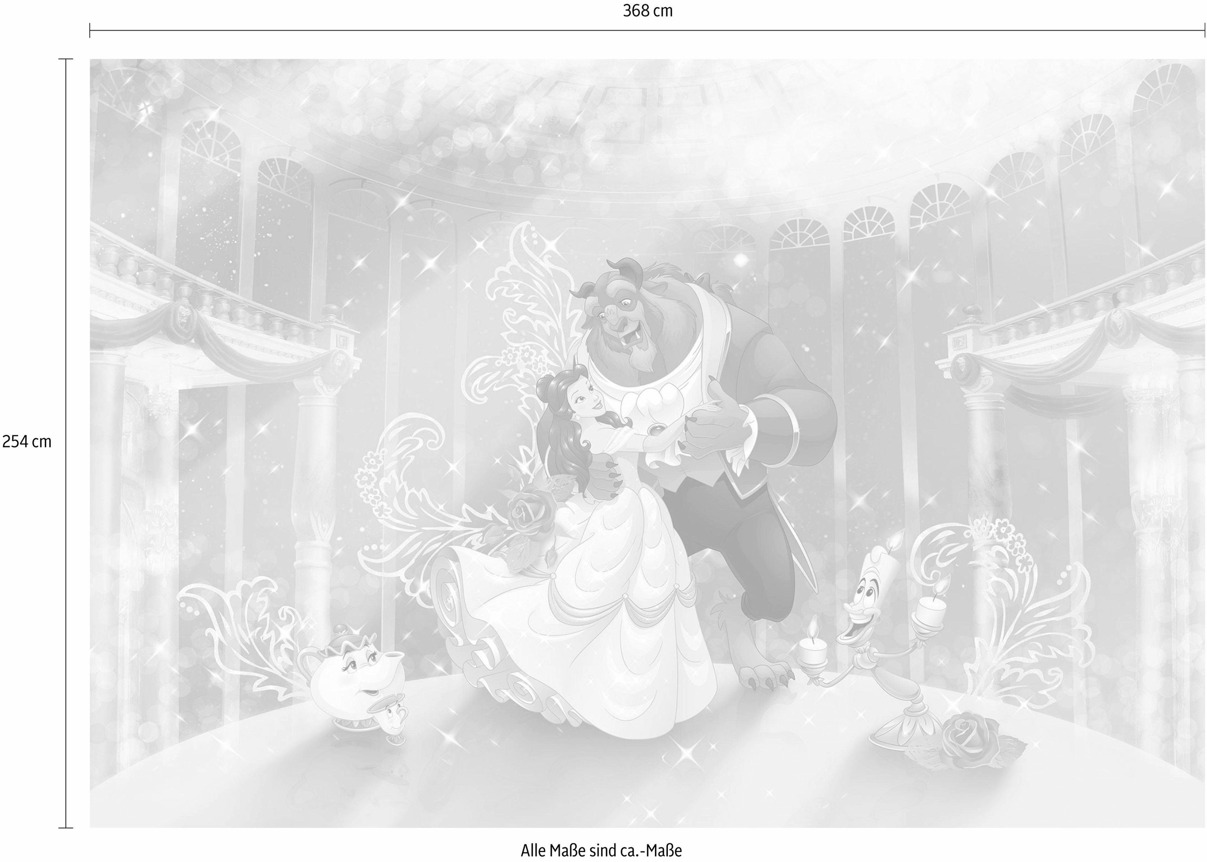 Komar Fototapete »Beauty and the Beast - Größe 368 x 254 cm«, bedruckt, Kinderzimmer