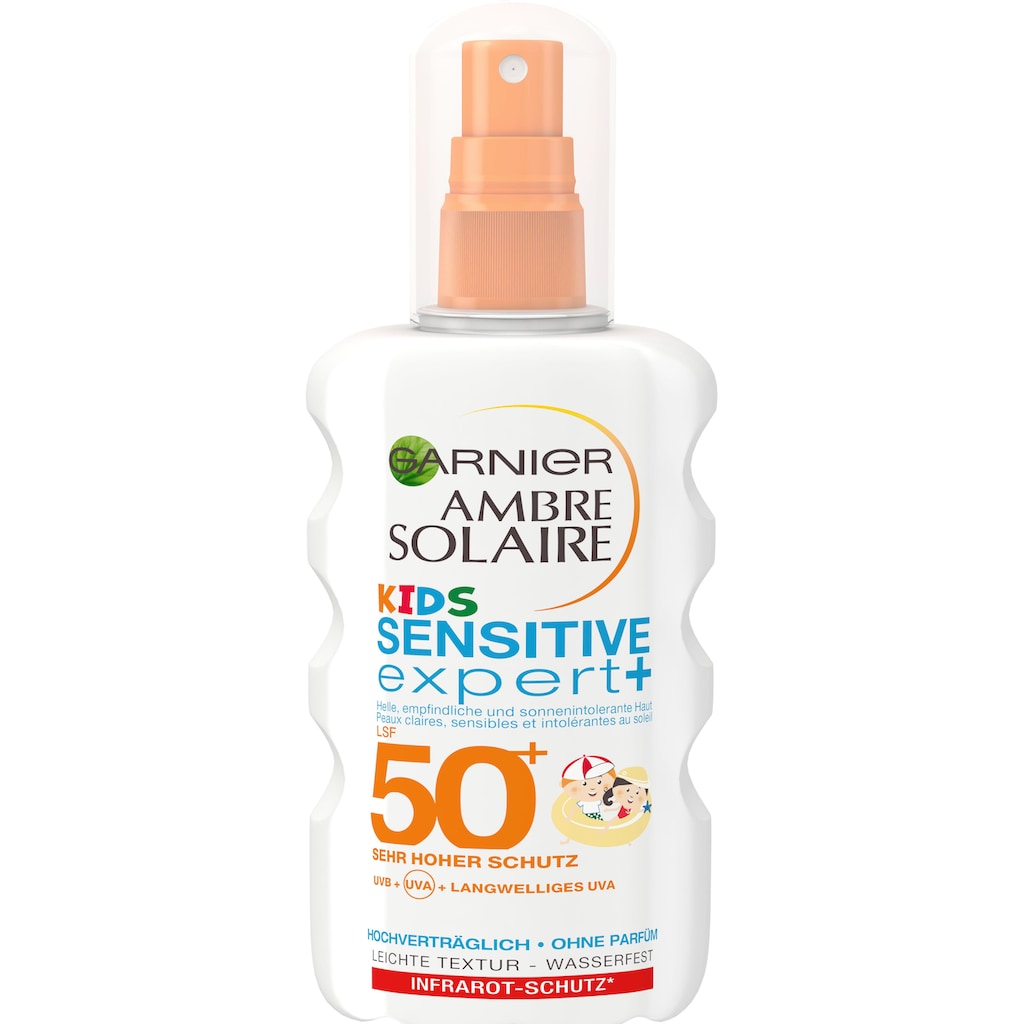 GARNIER Sonnenschutzspray »Ambre Solaire Kids Sensitive Expert LSF 50+«