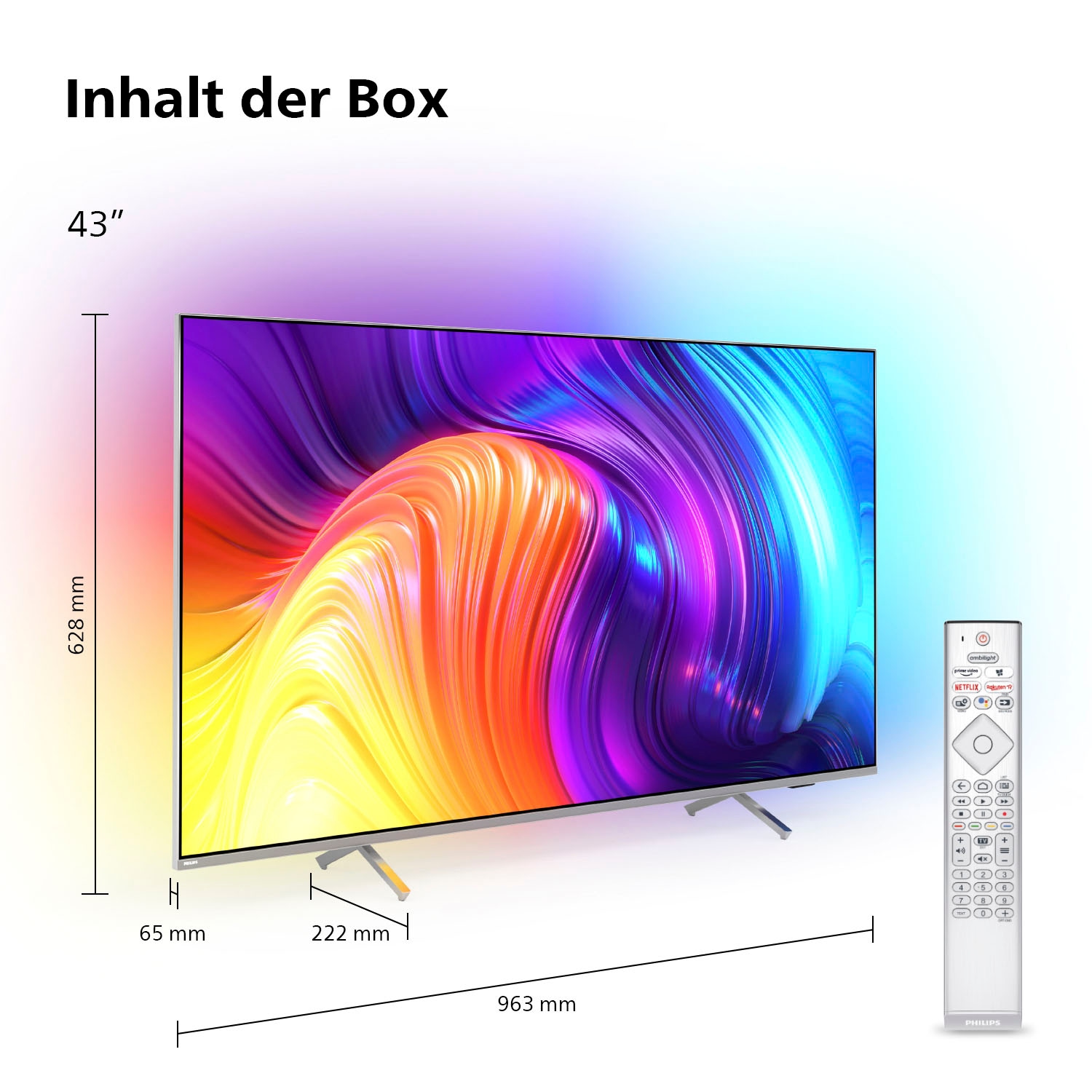Philips LED-Fernseher »43PUS8507/12«, 108 cm/43 Zoll, 4K Ultra HD, Smart-TV-Android  TV online bestellen