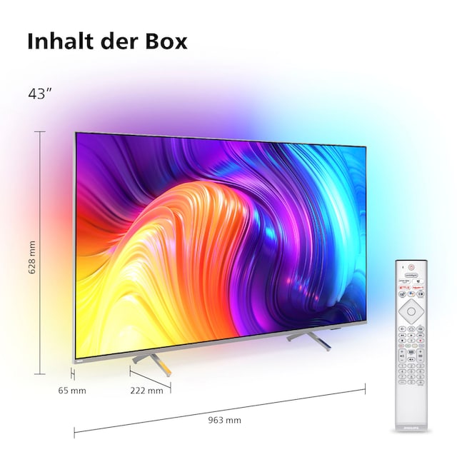 Philips LED-Fernseher »43PUS8507/12«, 108 cm/43 Zoll, 4K Ultra HD, Smart-TV-Android  TV online bestellen