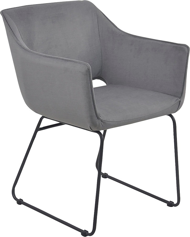 TOM TAILOR HOME Schalenstuhl »T-VELVET ARMCHAIR« (Set) 2 Stk. günstig online kaufen