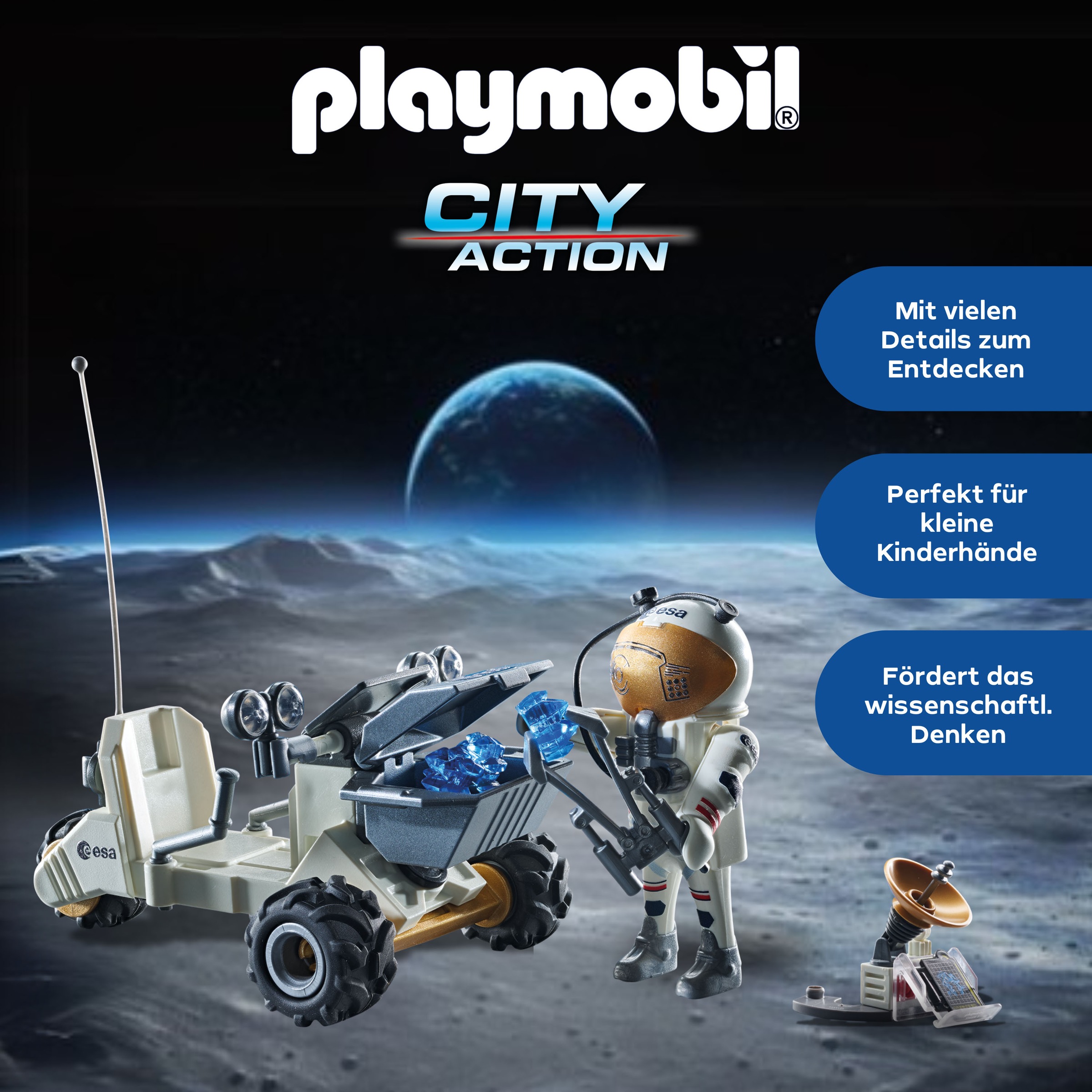 Playmobil® Konstruktions-Spielset »Weltraummission (71734), Playmobil Action Heroes«, (57 St.), Made in Europe