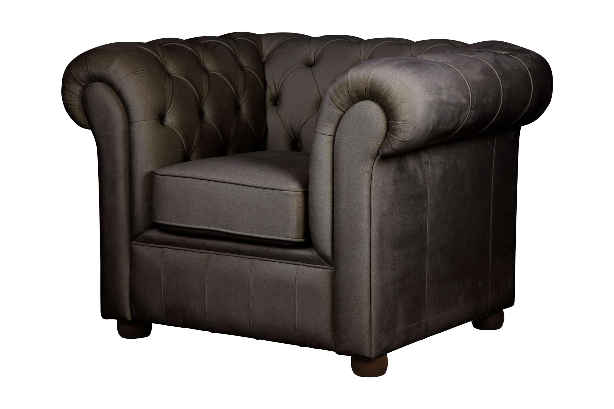 Home affaire Sessel »CHARENTE, Chesterfield, Wellenfederung, Maße B/T/H: 105/89/74 cm«, mit edler Knopfheftung und typischen Armlehnen