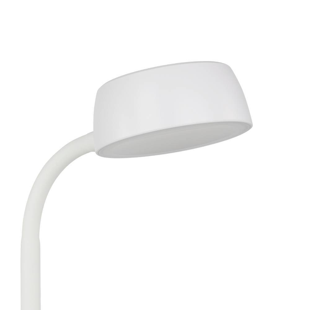 EGLO Tischleuchte »CABALES«, Leuchtmittel LED-Modul | LED fest integriert, Tischleuchte, Nachttischlampe, Kunststoff in Weiß, mit Wipp-Schalter