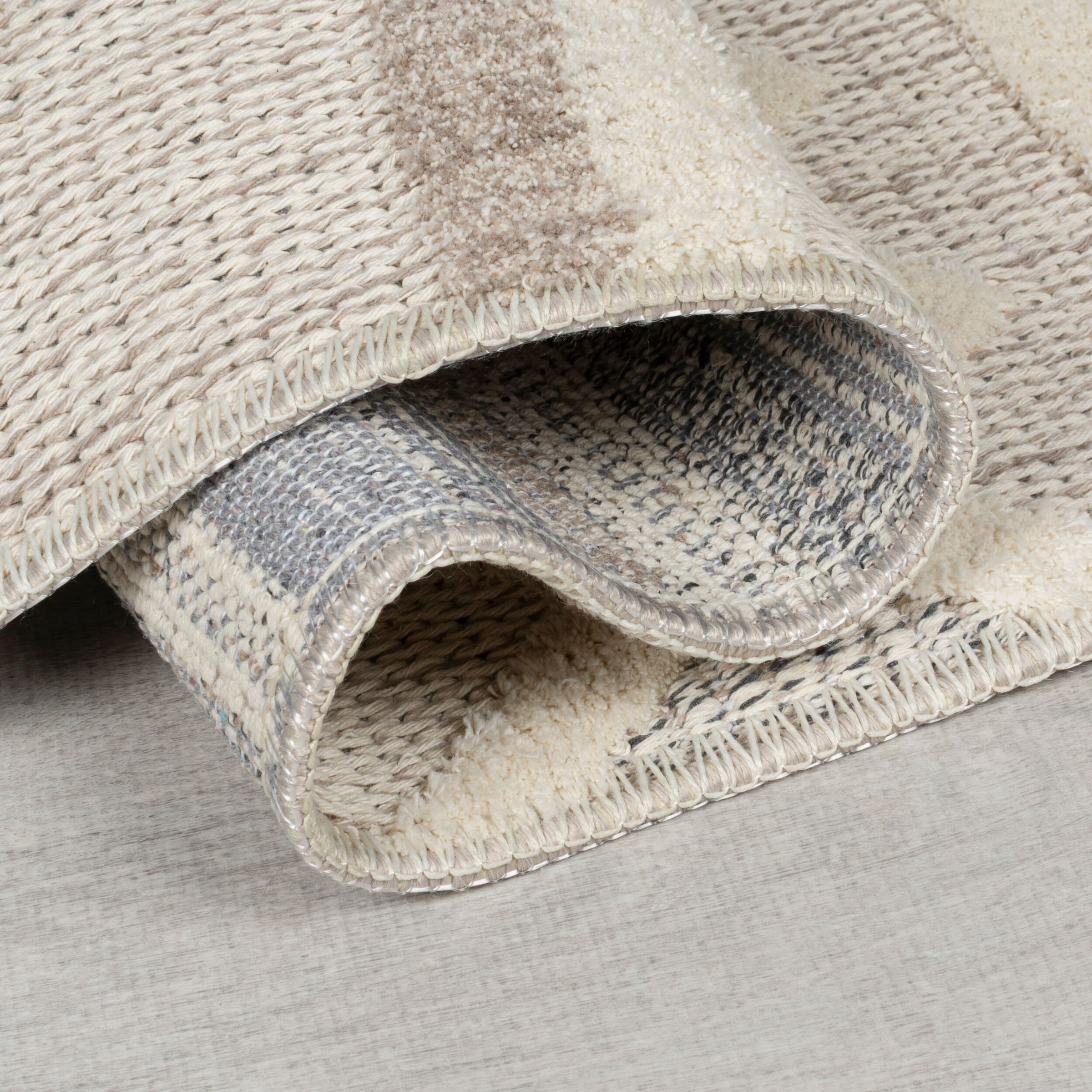 FLAIR RUGS Teppich »Everett«, rechteckig, 4 mm Höhe, Waschbarer Teppich