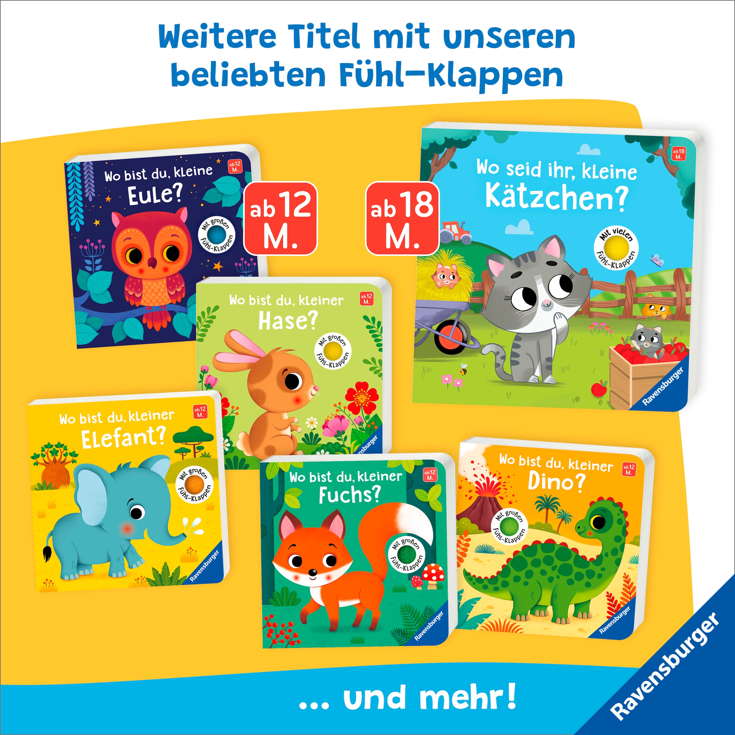 Ravensburger Kinderbuch »Pappbilderbuch, Wo bist du, kleine Eule?«