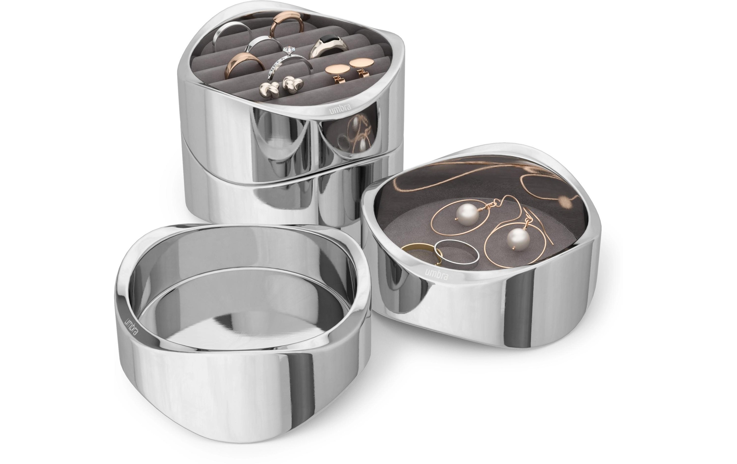 Umbra Aufbewahrungsbox »Mavy 11 cm Silber«