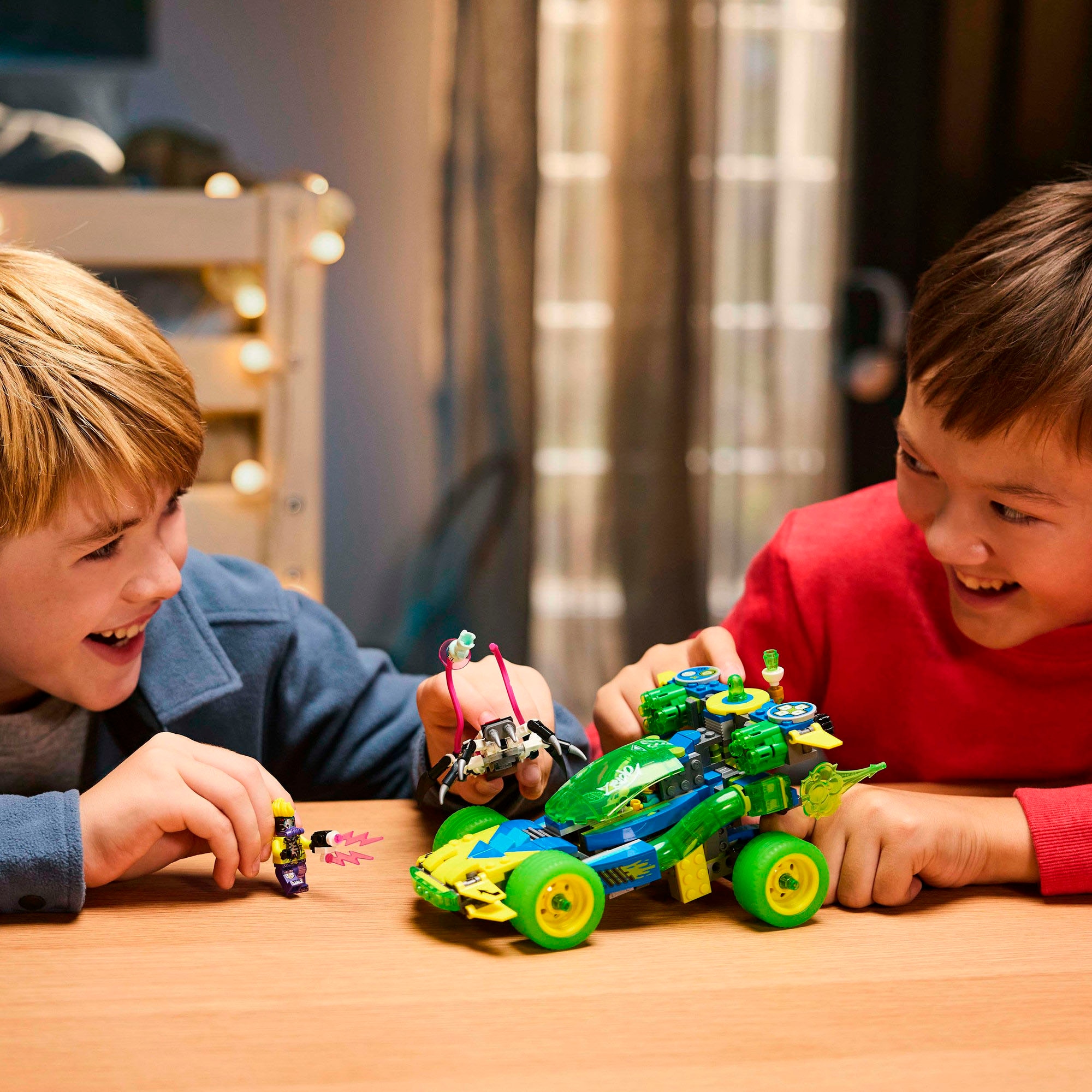 LEGO® Konstruktionsspielsteine »Mateo mit dem Z-Blob Action-Rennwagen (71491), LEGO DREAMZzz«, (485 St.), Made in Europe