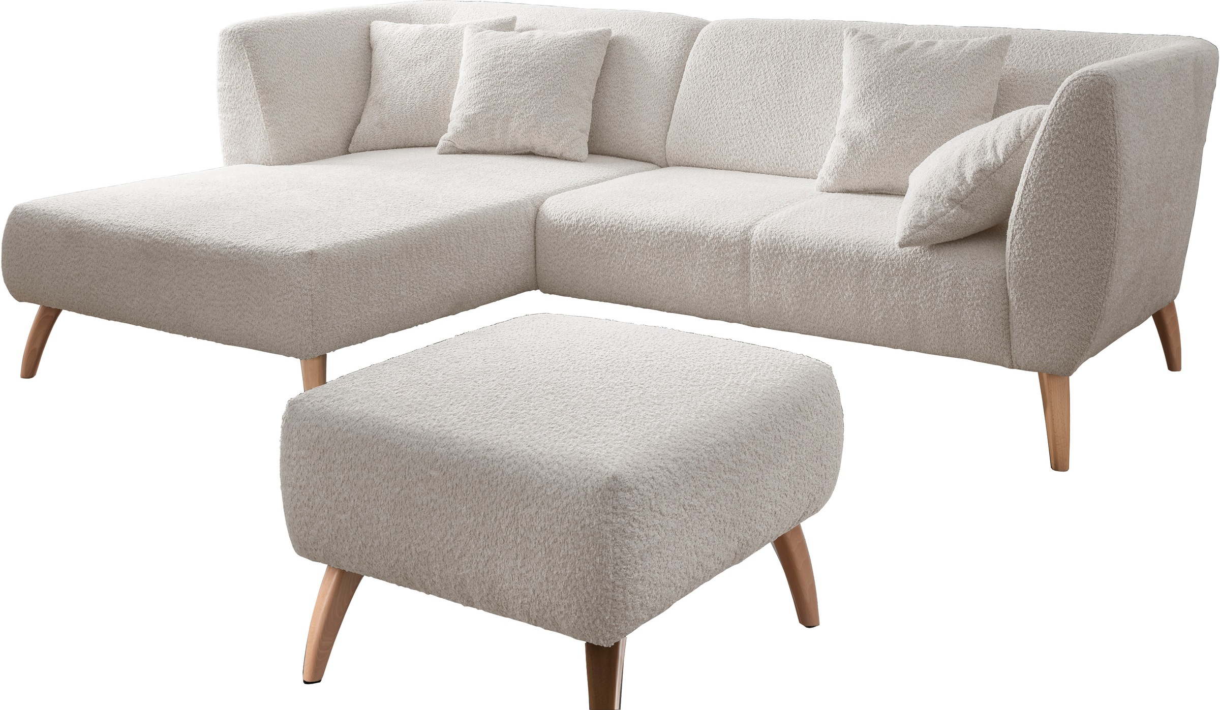 Home affaire Ecksofa »Colori Polstermöbel mit zeitlos eleganter Rückenführu günstig online kaufen