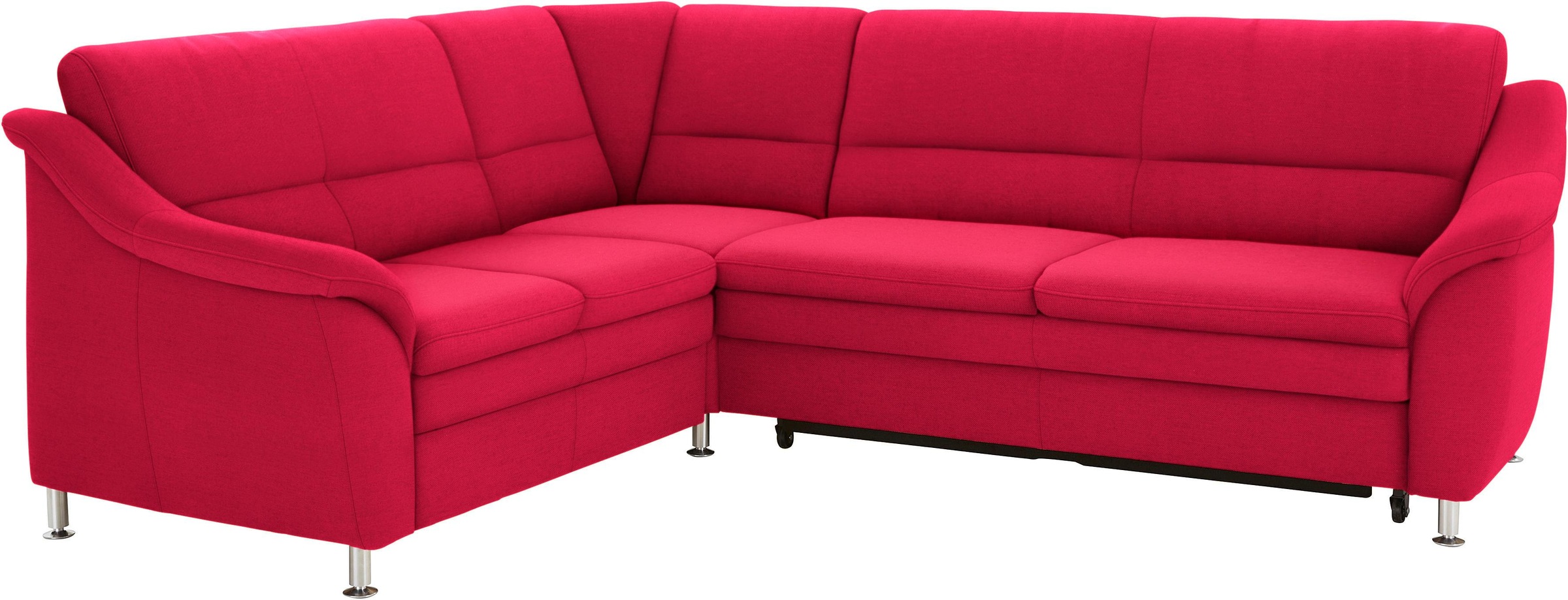 sit&more Ecksofa »Cardoso L-Form«, mit Federkern, wahlweise mit Bettfunktio günstig online kaufen