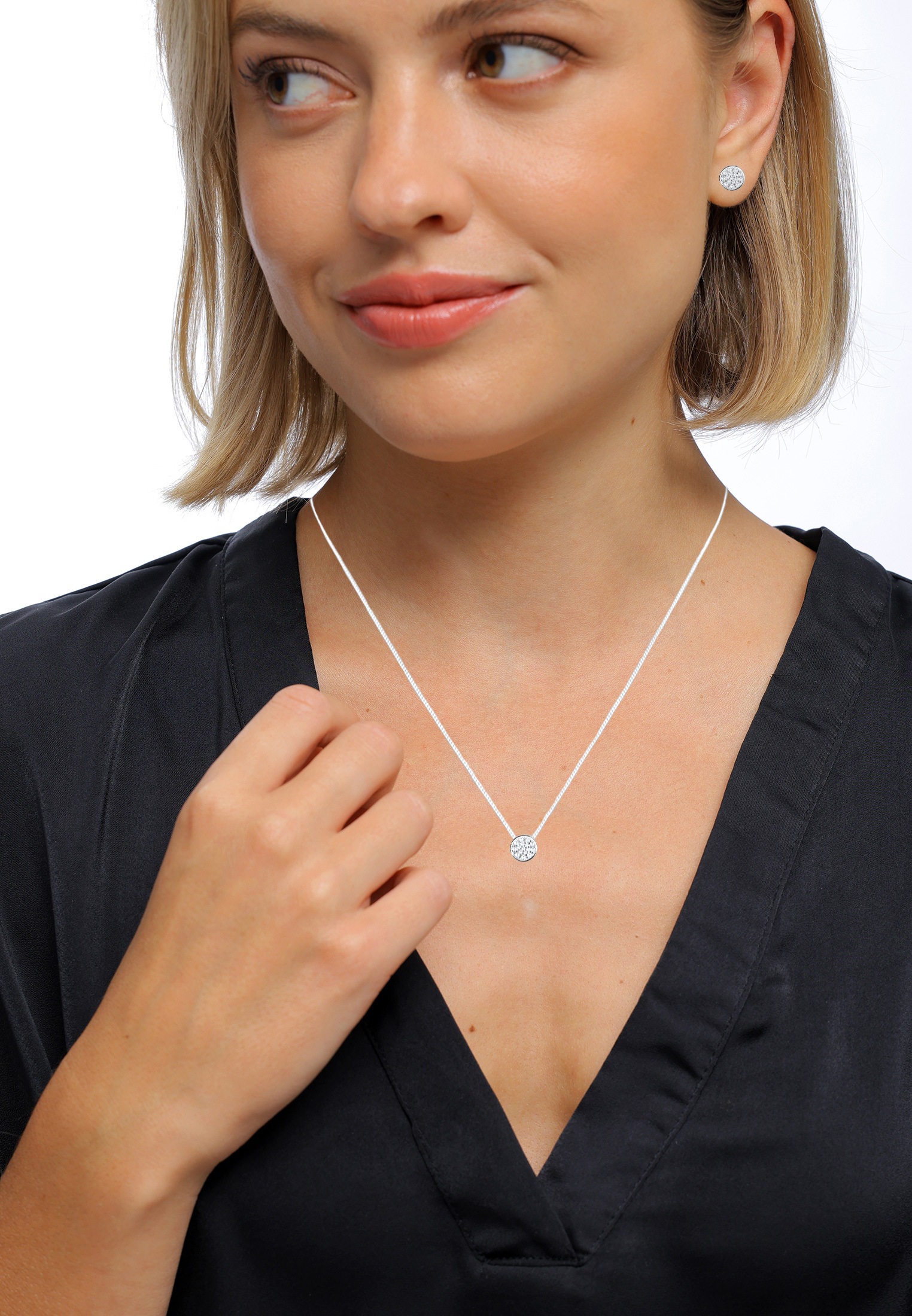 Elli Schmuckset »Zirkonia 925 Sterling Silber«