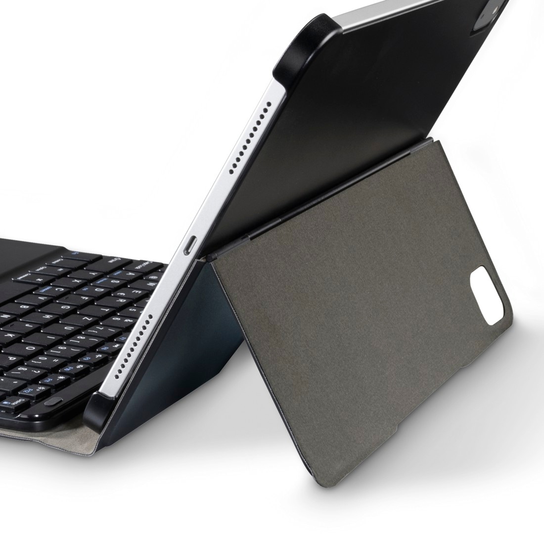 Hama Tablet-Hülle »Tablet-Hülle f. iPad Air 13“, herausnehmbare BT-Tastatur, Touchpad« Tablet Bluetooth-Tastatur, Touchpad, Standfunktion, abnehmbare Tastatur