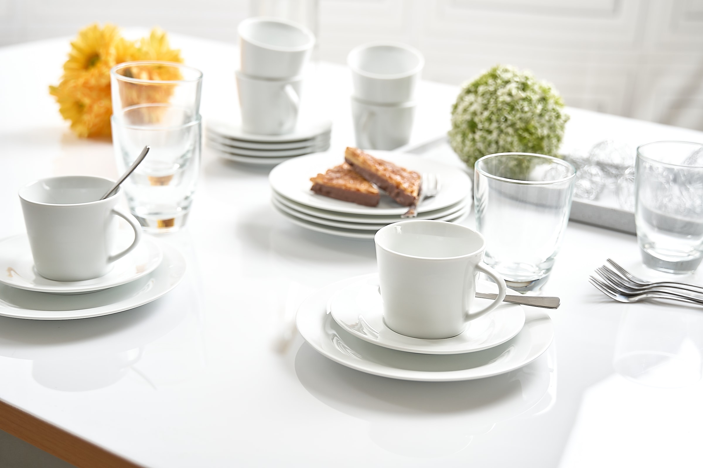 Retsch Arzberg Kombiservice »Geschirr-Set, Service Classico«, (Set, 30 tlg.), zeitlose, schlichte Form, 30 Teile, für 6 Personen