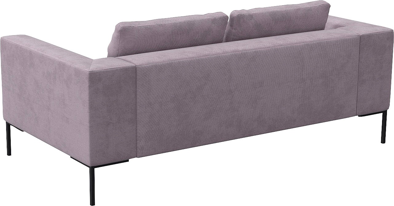 FLEXLUX 2,5-Sitzer »Loano«, modernes Sofa, frei im Raum stellbar, lose Kissen, Kaltschaum im Sitz