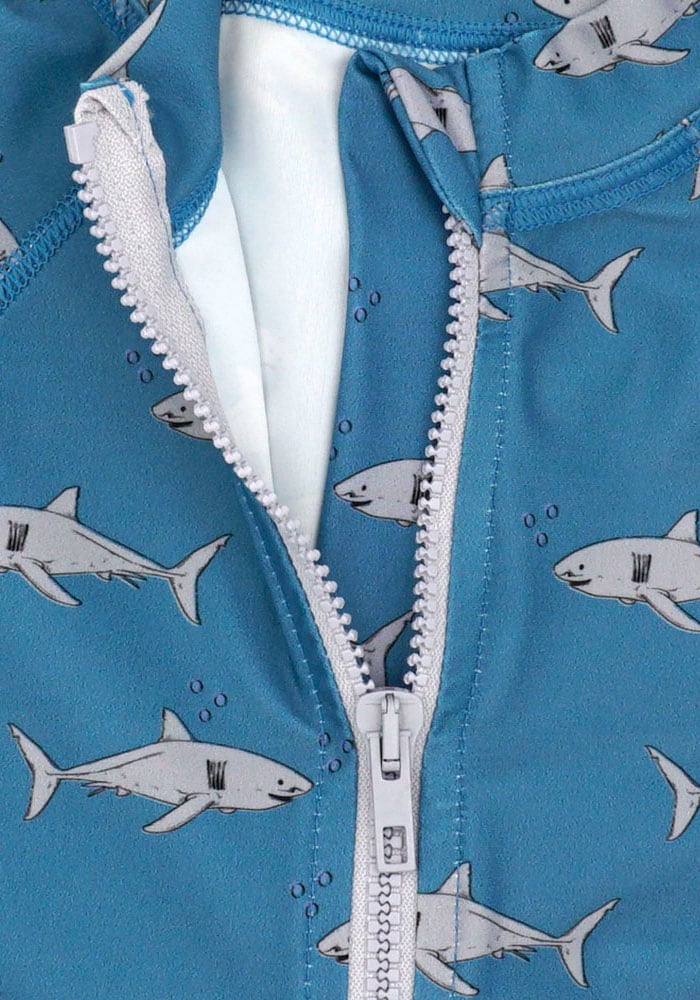 MAXIMO Schwimmanzug mit UV-Schutzfunktion, mit Print, mit Reißverschluss