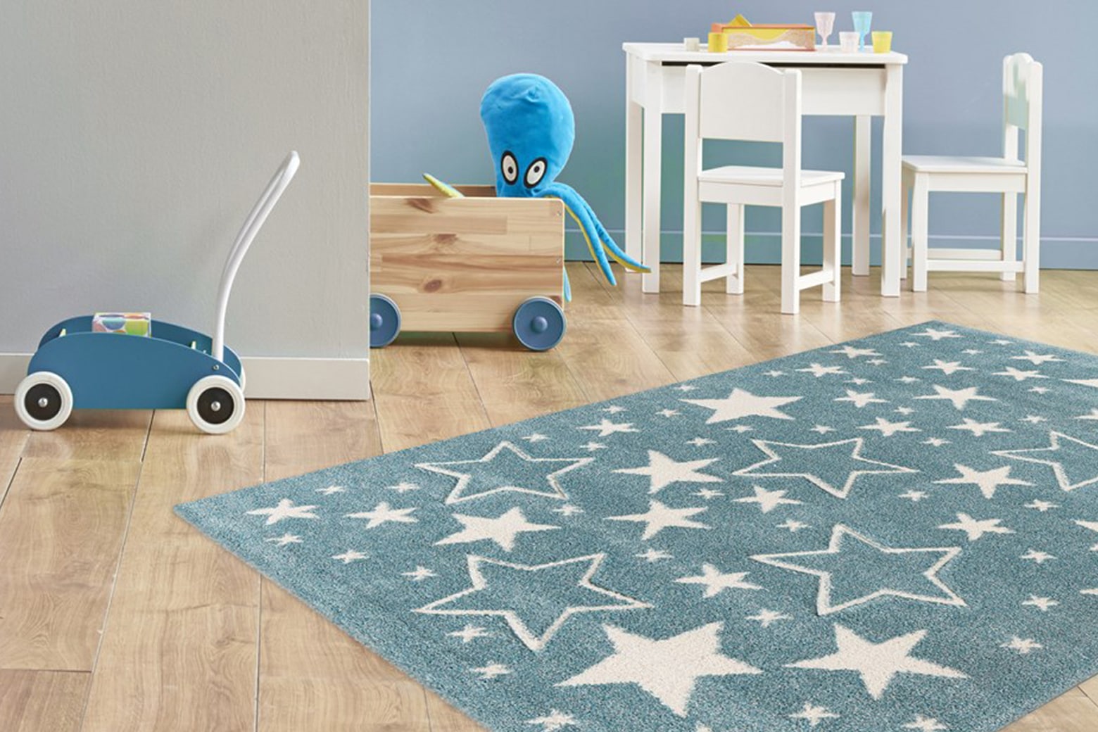 Arte Espina Kinderteppich »Amigo 529«, rechteckig, 15 mm Höhe, Sterne im Ko günstig online kaufen