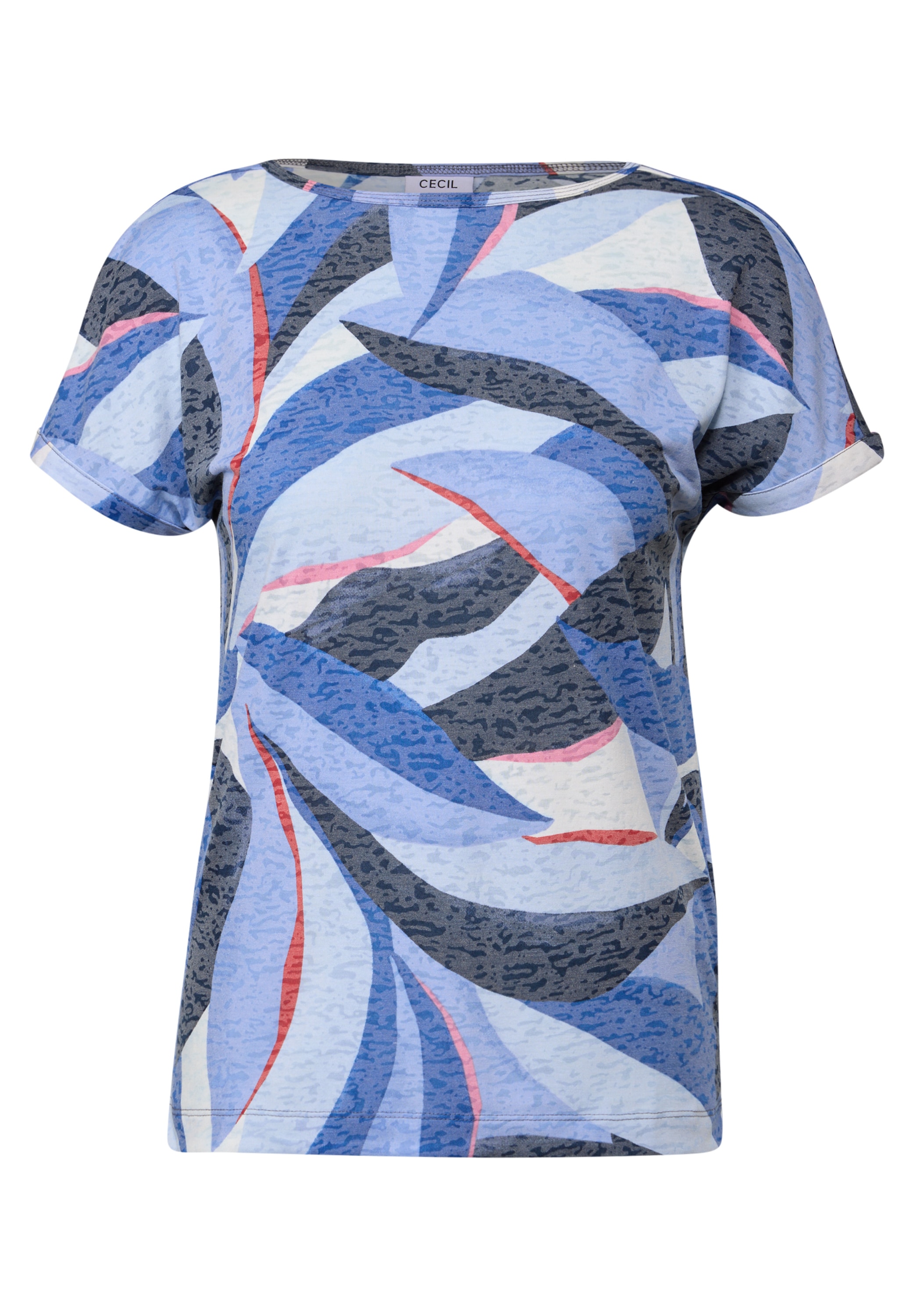 Cecil Print-Shirt, mit Ausbrenner-Optik