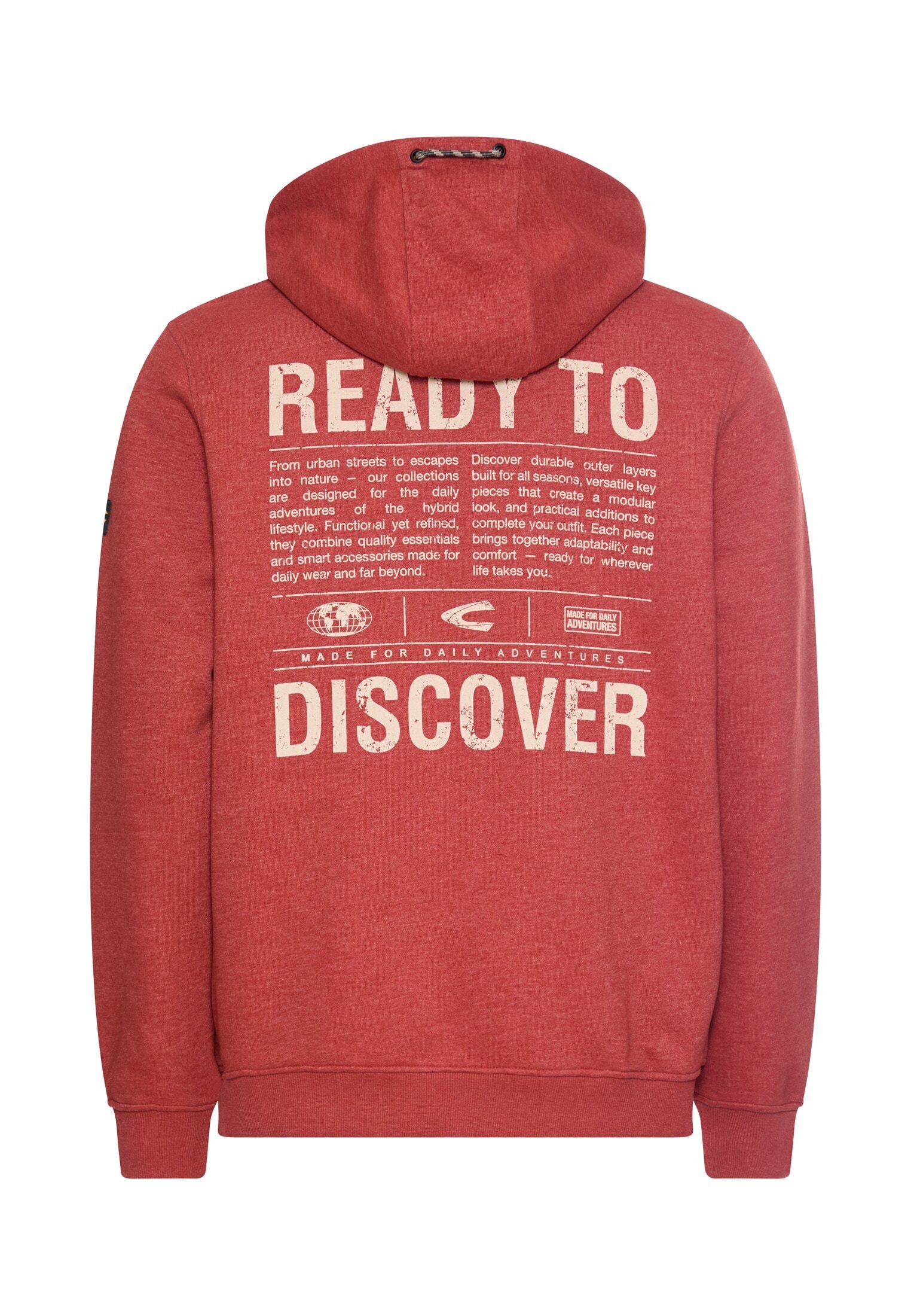 camel active Kapuzensweatshirt , mit großen Rückenprint
