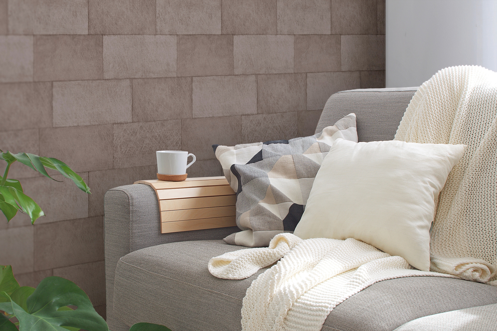 living walls Vliestapete »Titanium«, Steinoptik-gemustert-Motiv, Moderne Tapete Steinoptik Tapeten Wohnzimmer Schlafzimmer Küche Flur