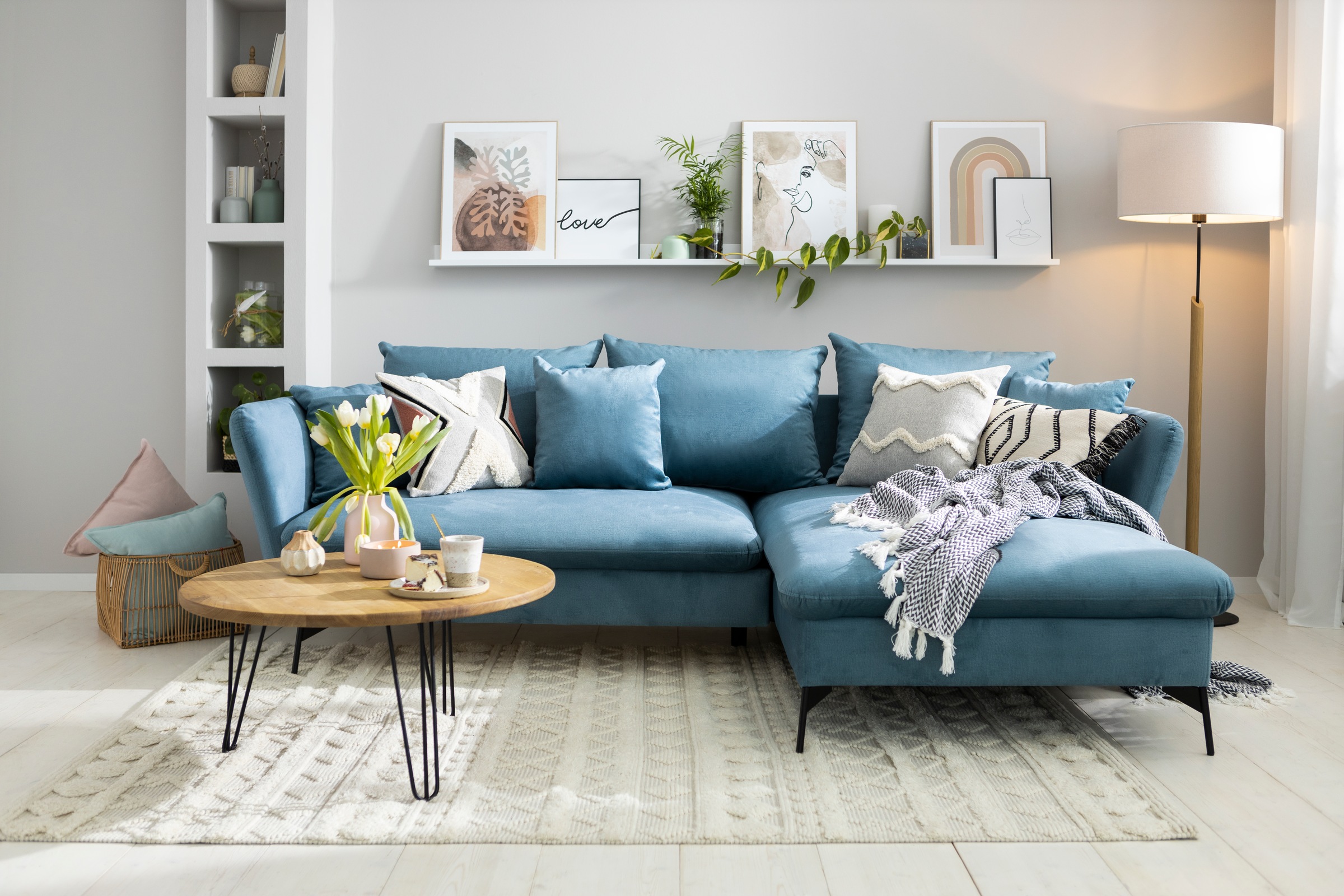 OTTO home Ecksofa »LIVORNO,258 cm, L-Form,« Schlaffunktion u. Bettkasten (1 günstig online kaufen