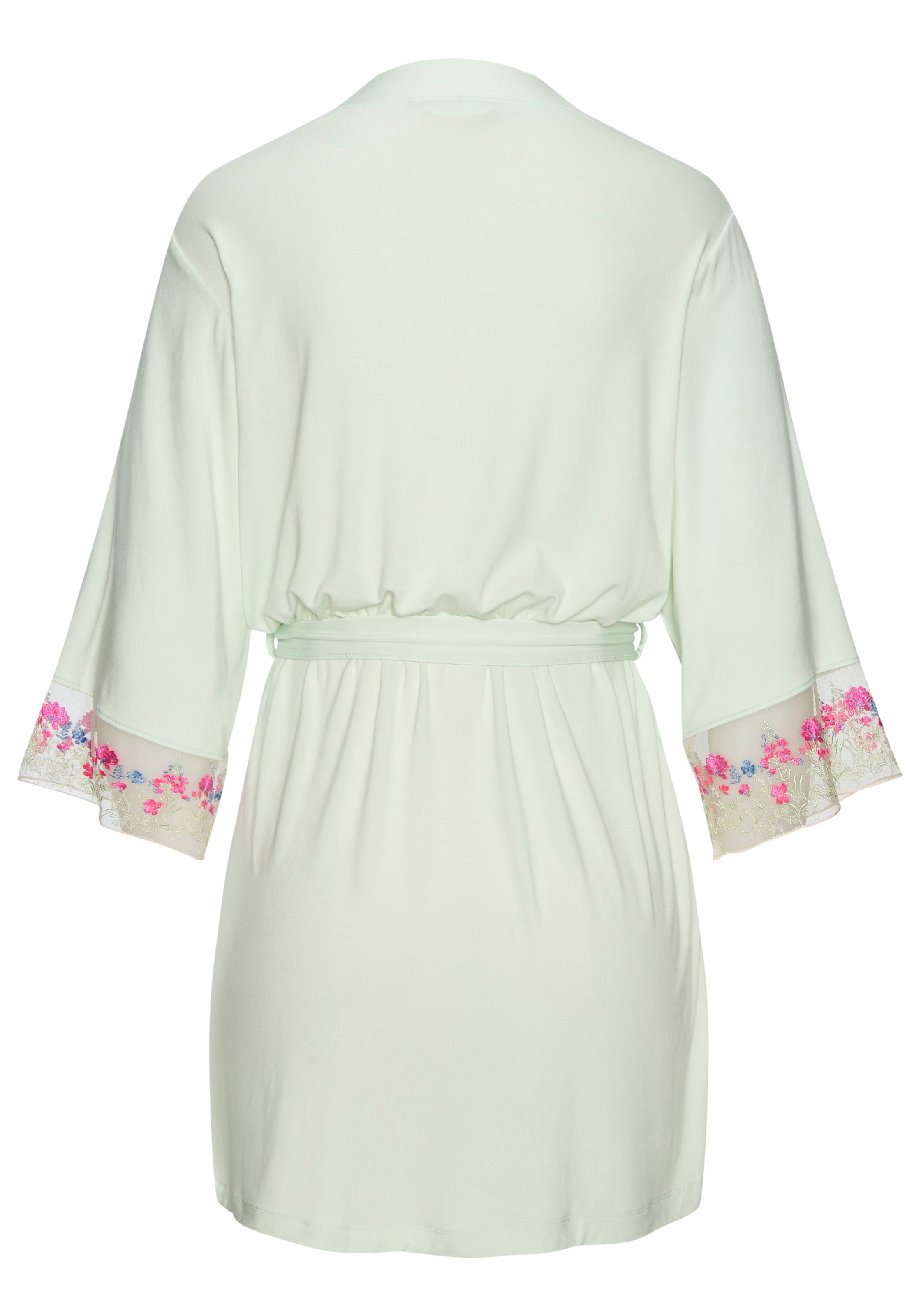 LASCANA Kimono, mit schönen Spitzeneinsätzen
