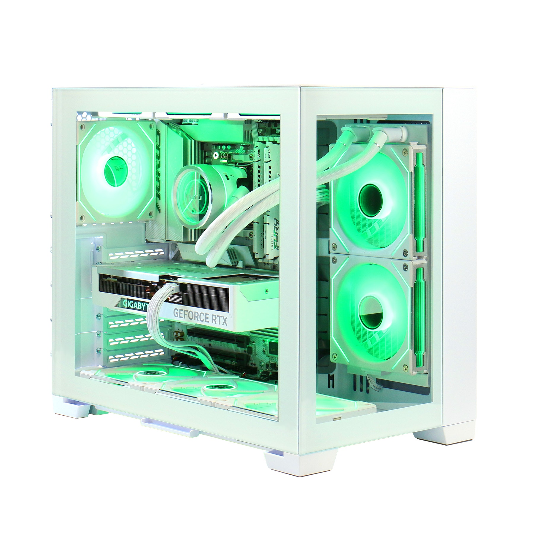 Hyrican Gaming-PC »SNOW 7361«, DDR5 RAM; PCIe Gen4; Windows 11