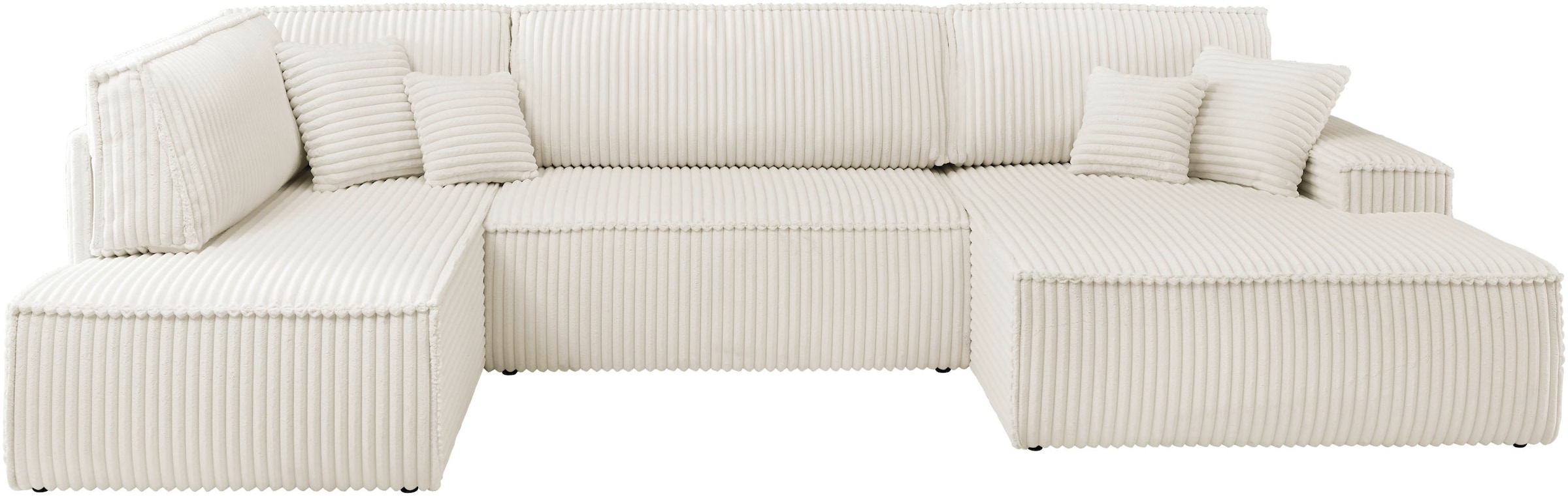 andas Wohnlandschaft »FINNLEY, U-Form XXL 329 cm, Schlafsofa, Schlaffunktio günstig online kaufen