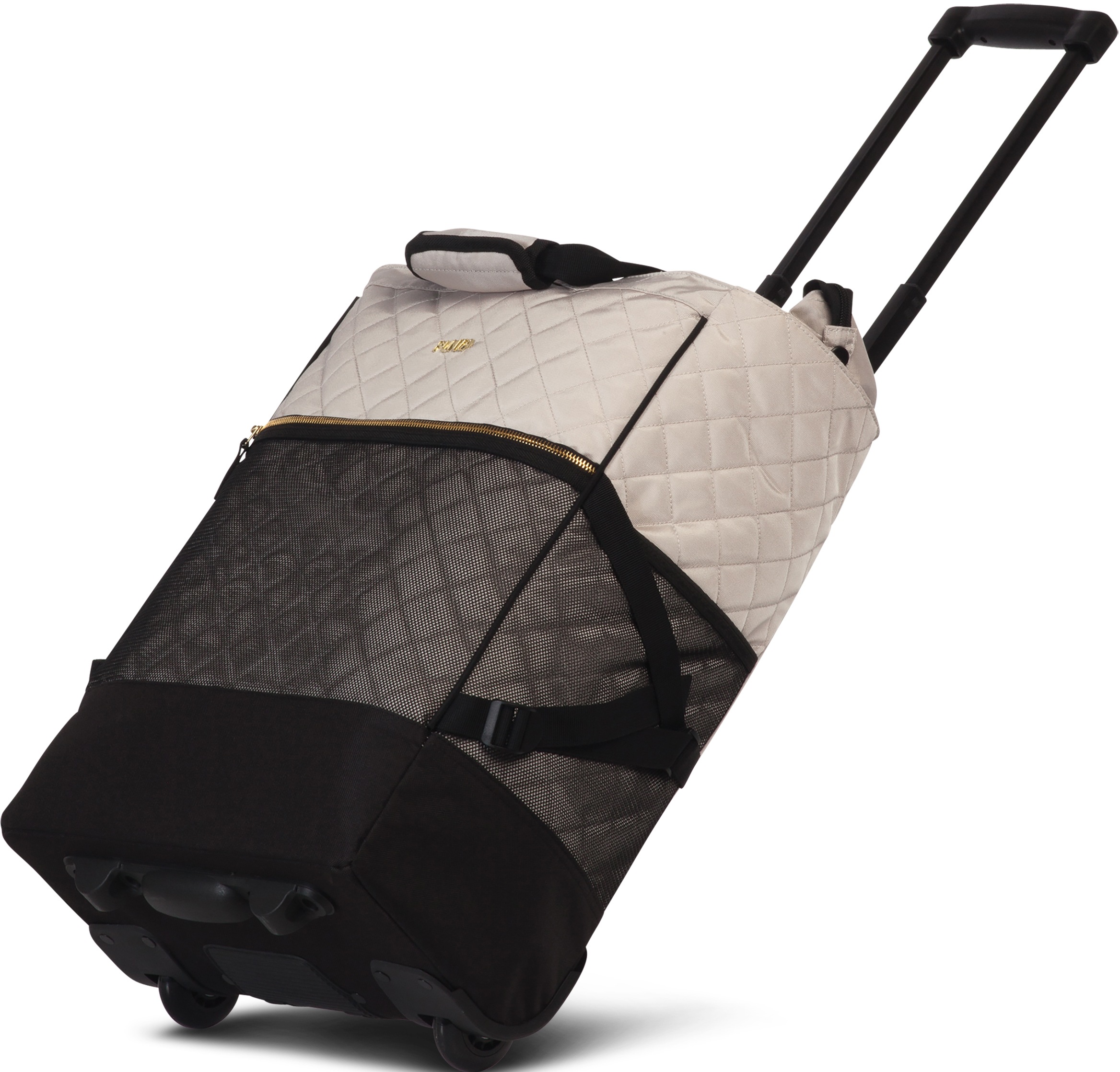 fabrizio® Einkaufstrolley »Punta Wheel classy«, (1 tlg.), edler Look mit abgestepter Oberfläche und Golddetails