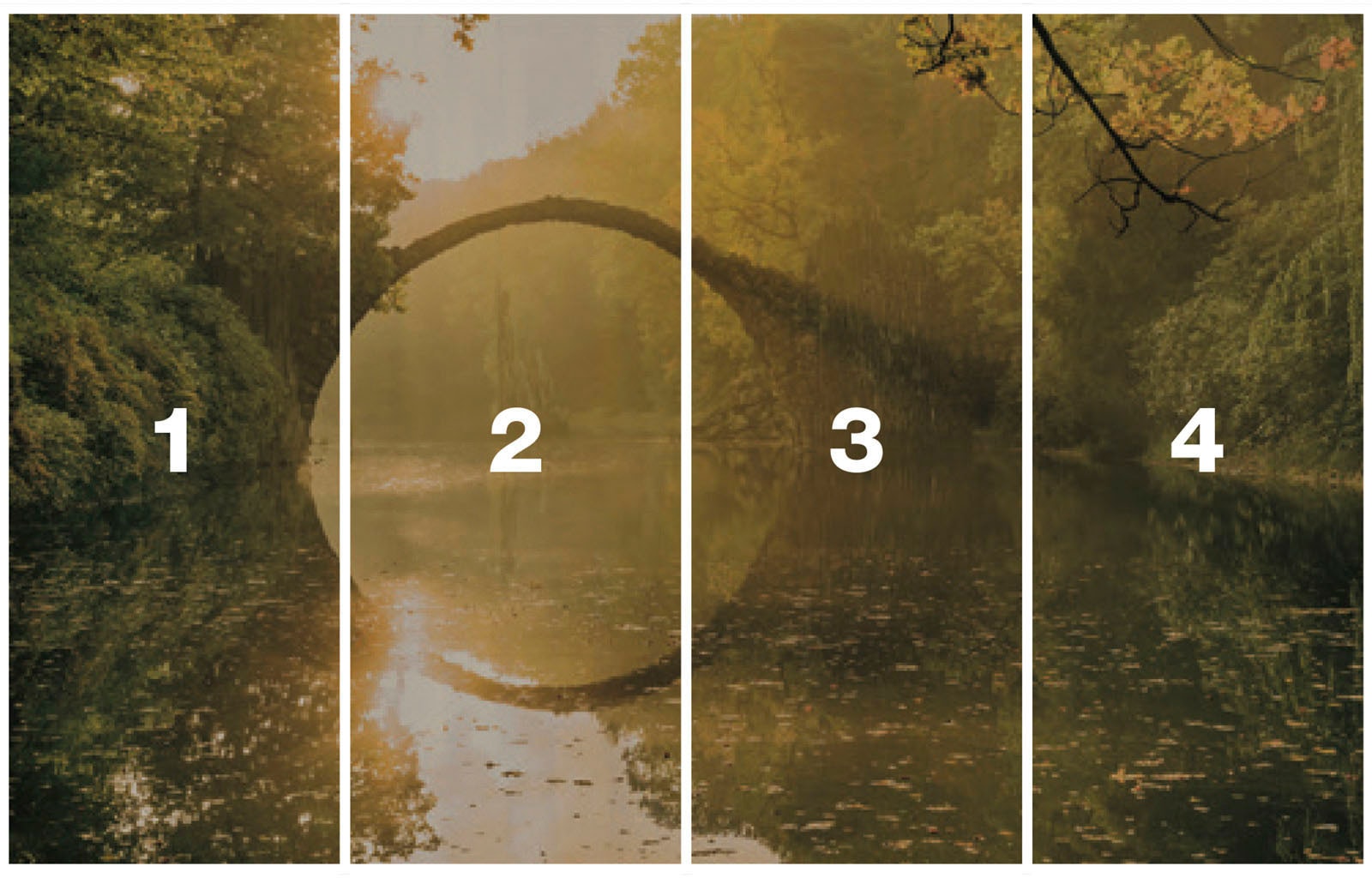 Komar Fototapete »Digitaldruck Vlies - Devil's Bridge - Größe 400 x 250 cm«, bedruckt, Wohnzimmer, Schlafzimmer