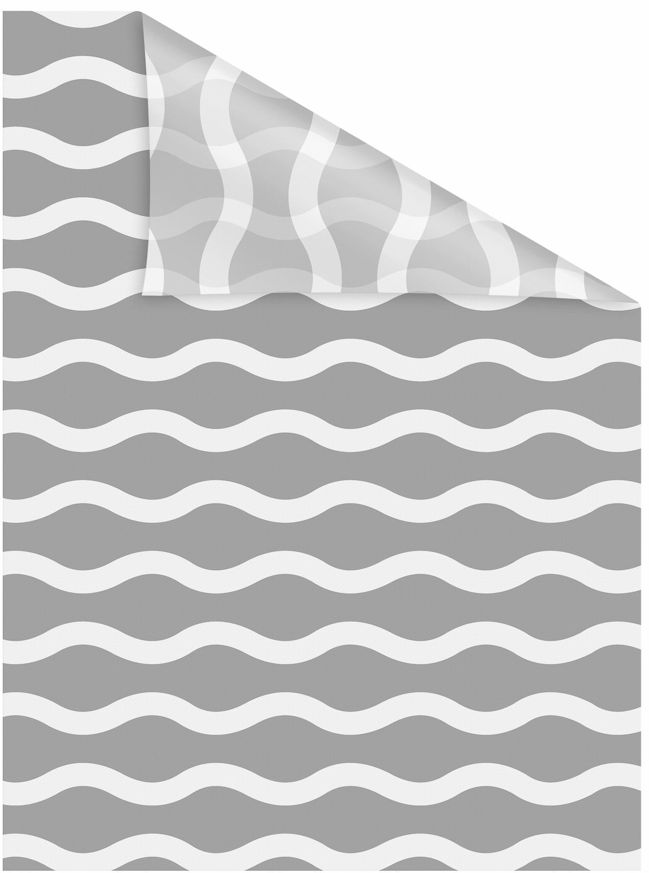 LICHTBLICK ORIGINAL Fensterfolie »Welle« 1 Stk. blickdicht strukturiert Kle günstig online kaufen