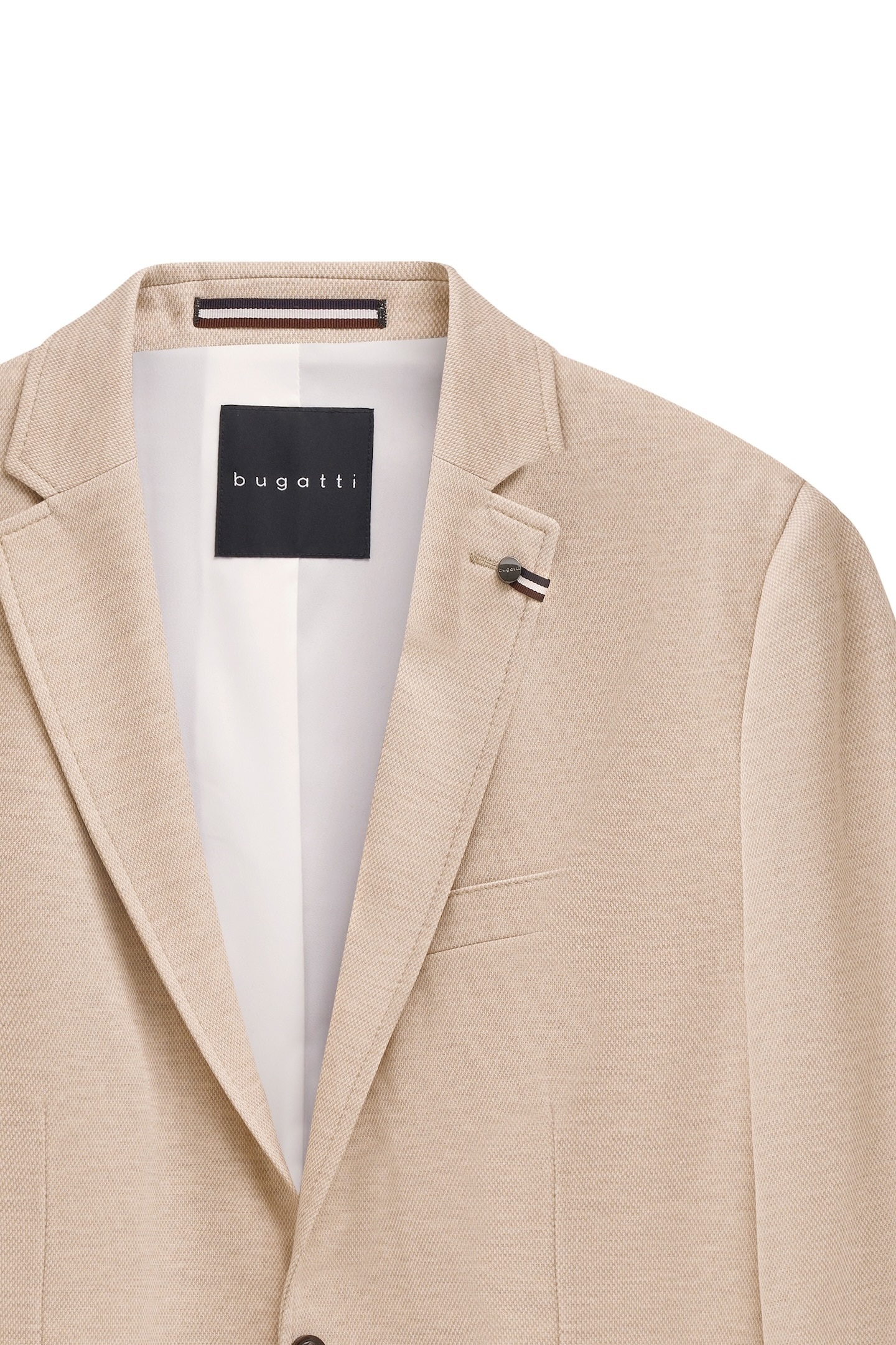 bugatti Sakko »Modern Fit«, Jersey Stretch mit Taschen
