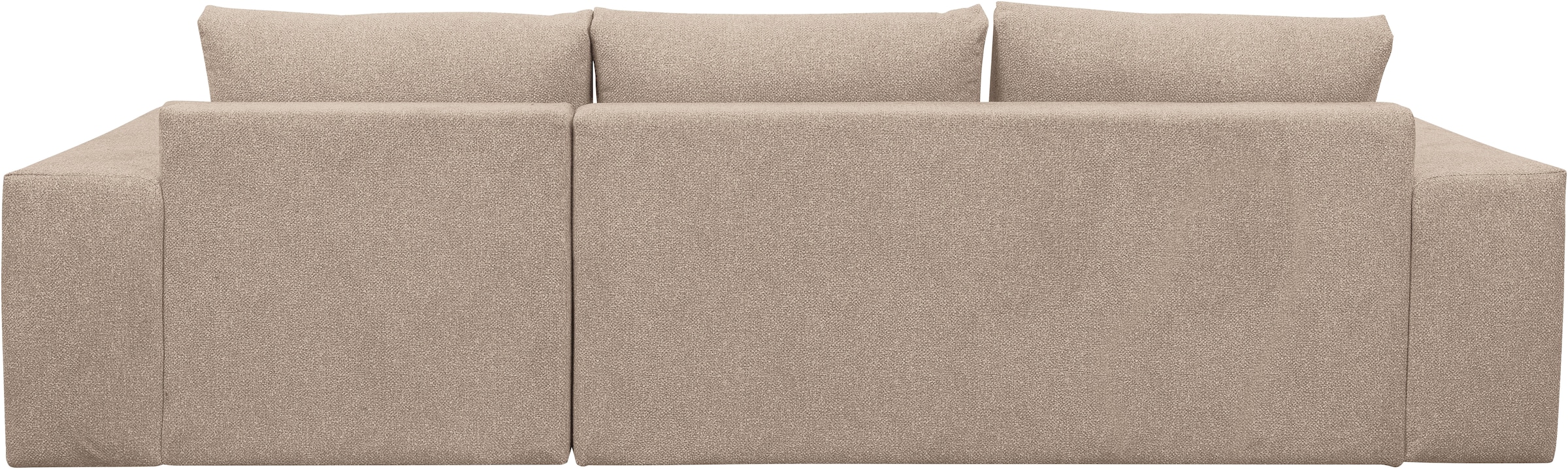 WERK2 Ecksofa »Rozzana 280 x 190 cm zeitlos & bequem, viel Platz, Design & Komfort« Plüsch, L-Form, XXL