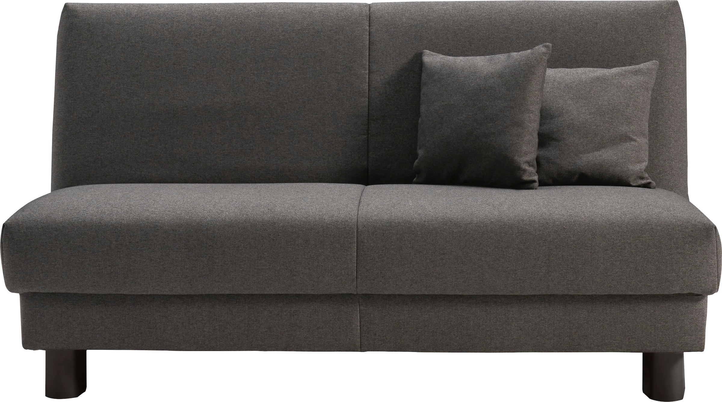 ell + ell Schlafsofa »Enny« Liegefläche Breite 155 cm, Liegehöhe 45 cm, Füße schwarz, Rückenlehne