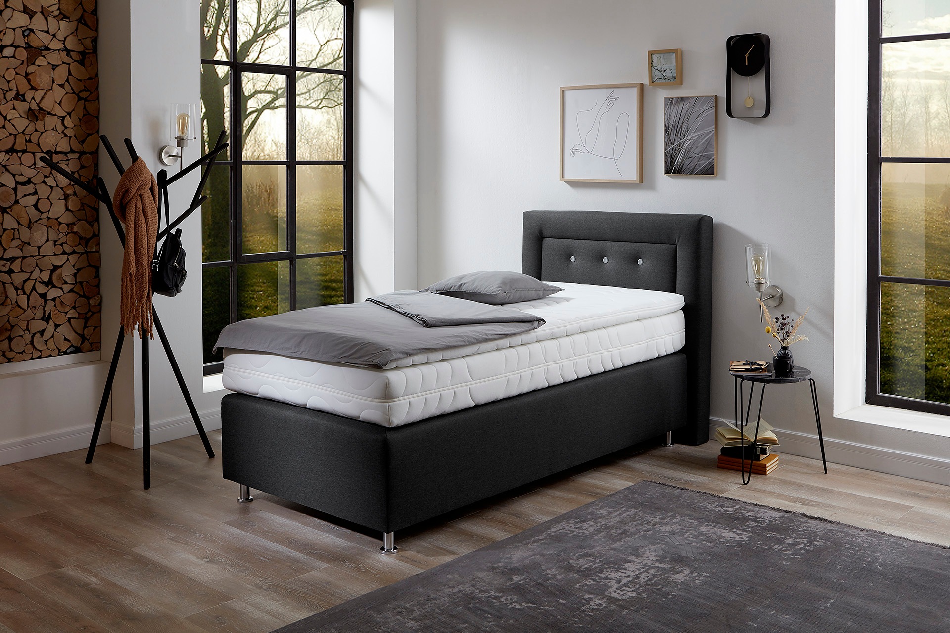 Westfalia Schlafkomfort Boxspringbett wahlweise mit Topper