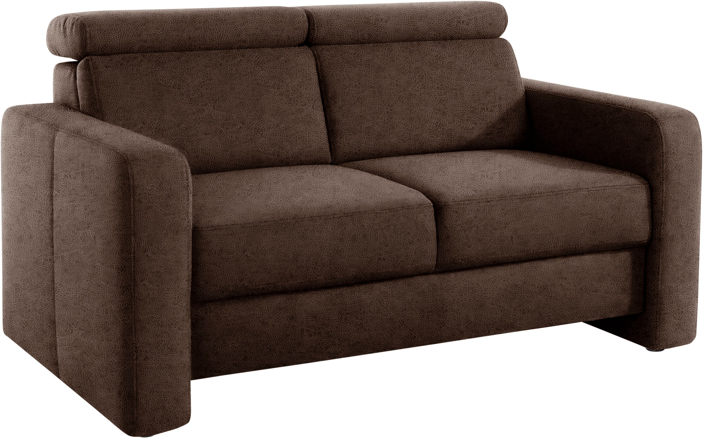 sit&more 2-Sitzer »Bologna«, inklusive Kopfteilverstellung und Federkern