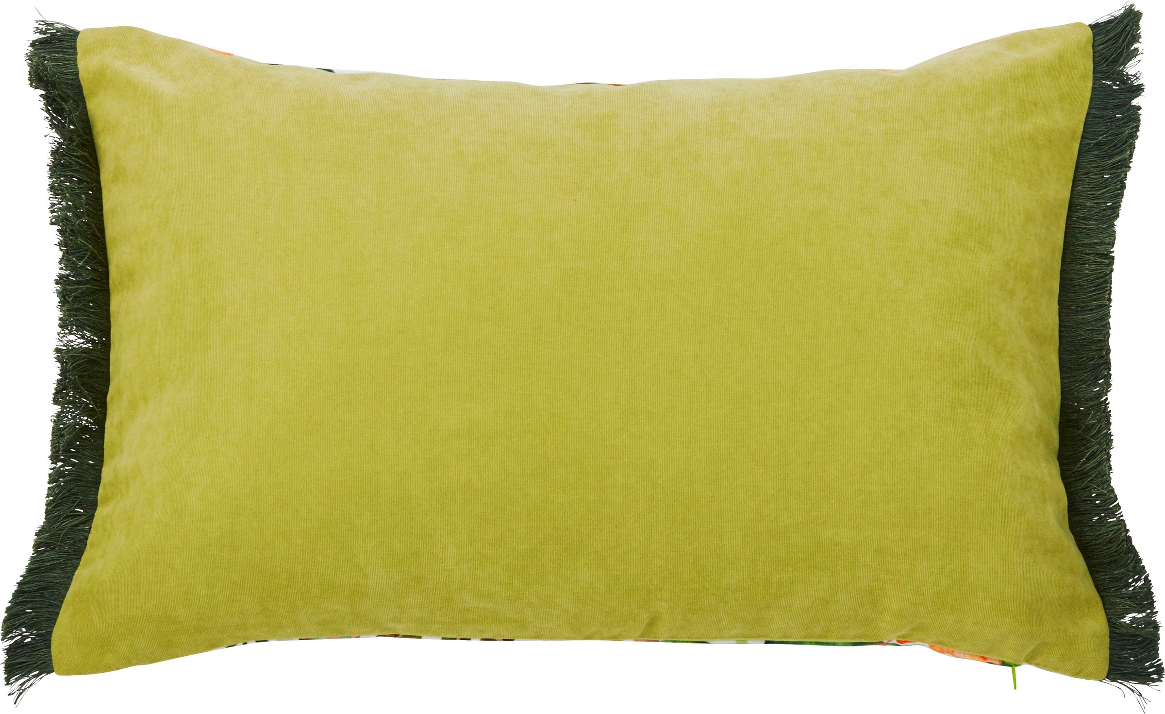 done. Dekokissen "Fringe Jungle Flowers" bedruckt, Reißverschluss, Kissenhü günstig online kaufen