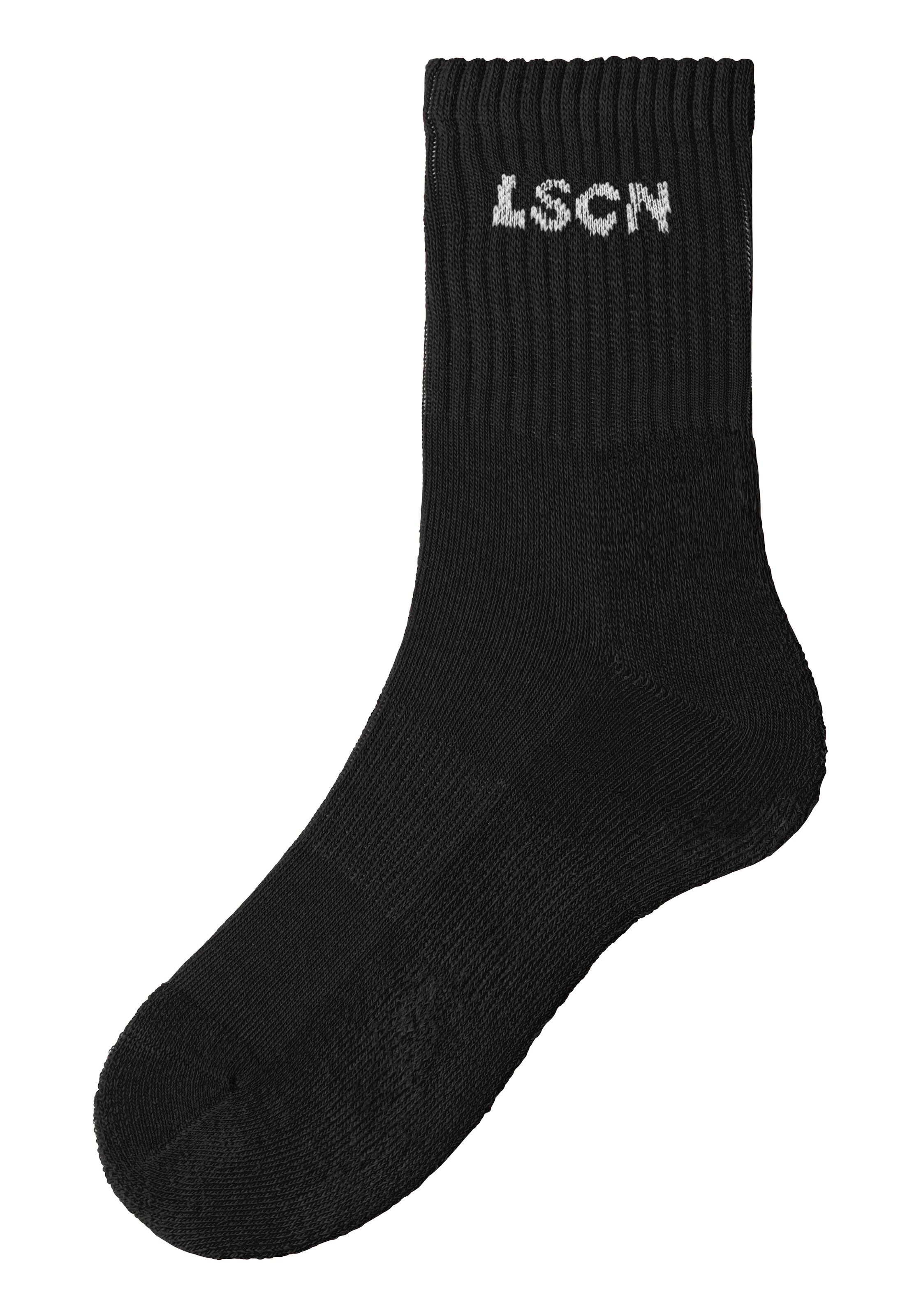 LSCN by LASCANA Tennissocken Packung, 2 Paar tlg. mit  Halbfußfrottee