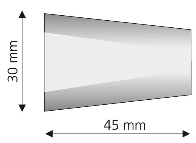 Liedeco Gardinenstangen-Endstück »Dust«, (Set, 2 St.), für Gardinenstangen Ø 16 mm